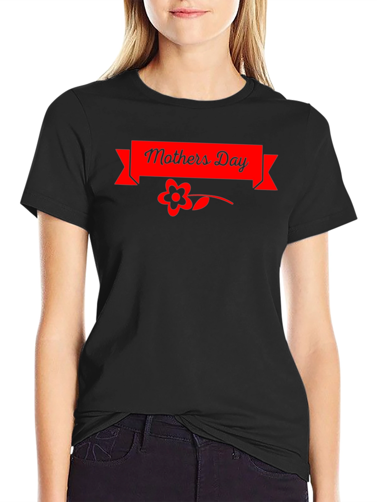 Mothers Day Flower Graphic T-Shirt