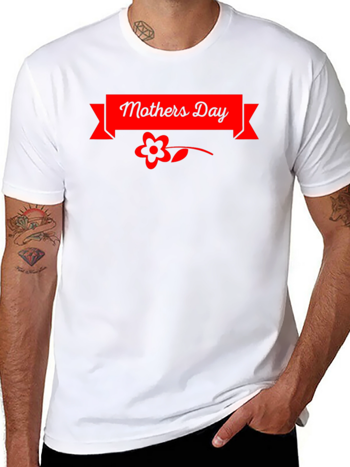 Mothers Day Flower Graphic T-Shirt