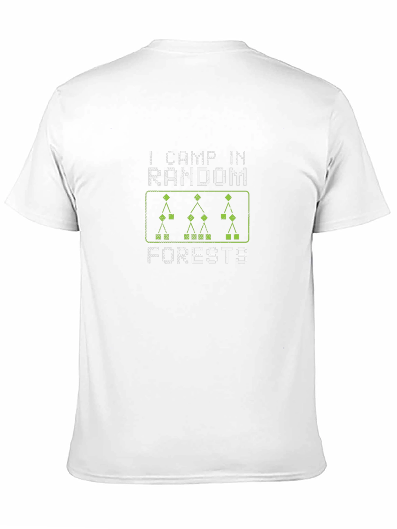 I Camp in Random Forests Black T-Shirt