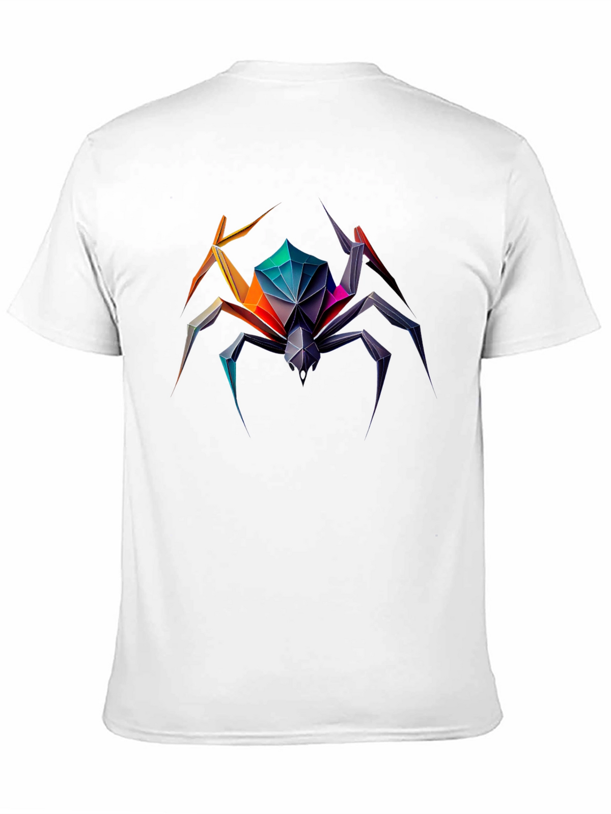 Geometric Spider Graphic T-Shirt