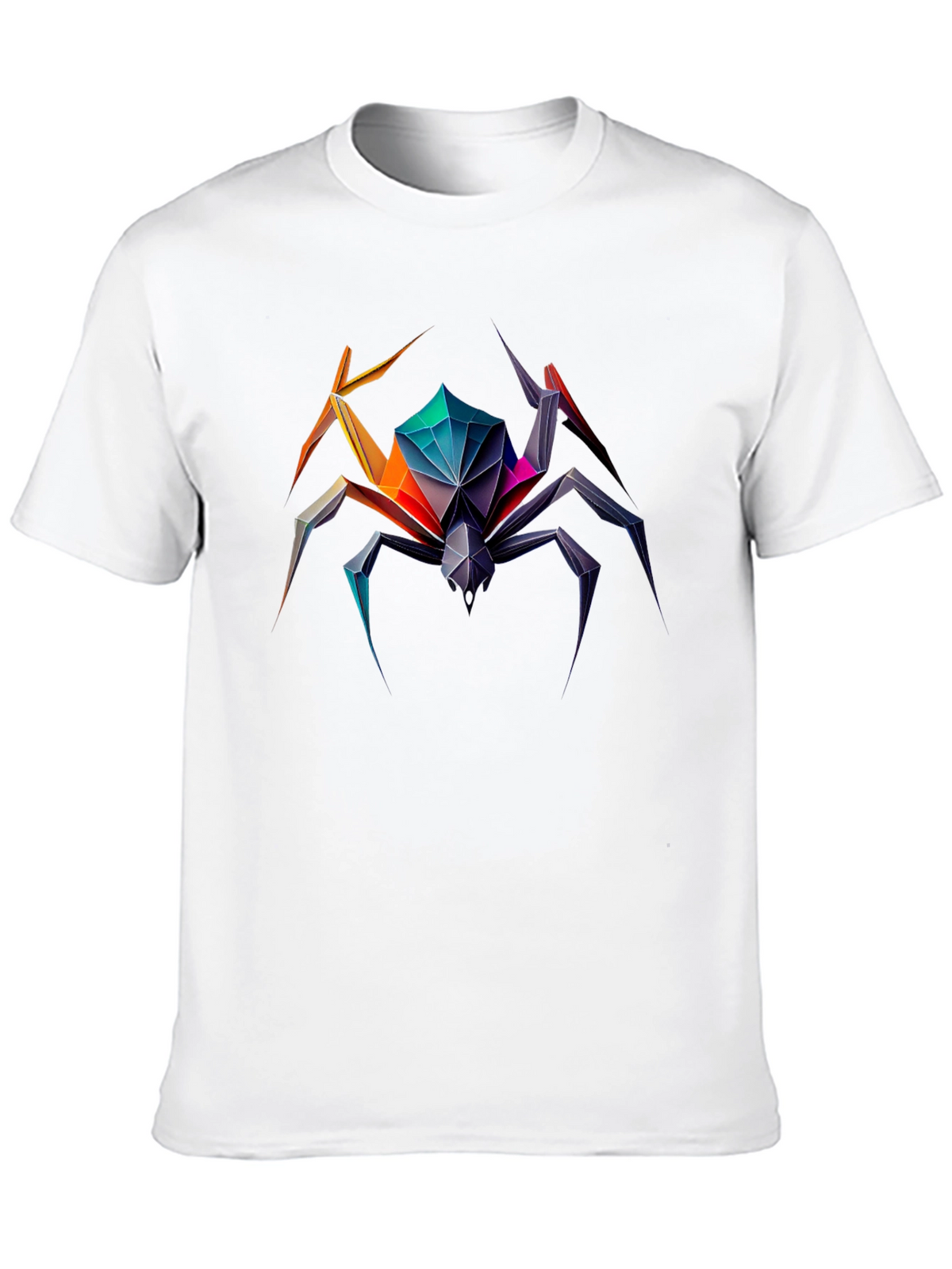 Geometric Spider Graphic T-Shirt