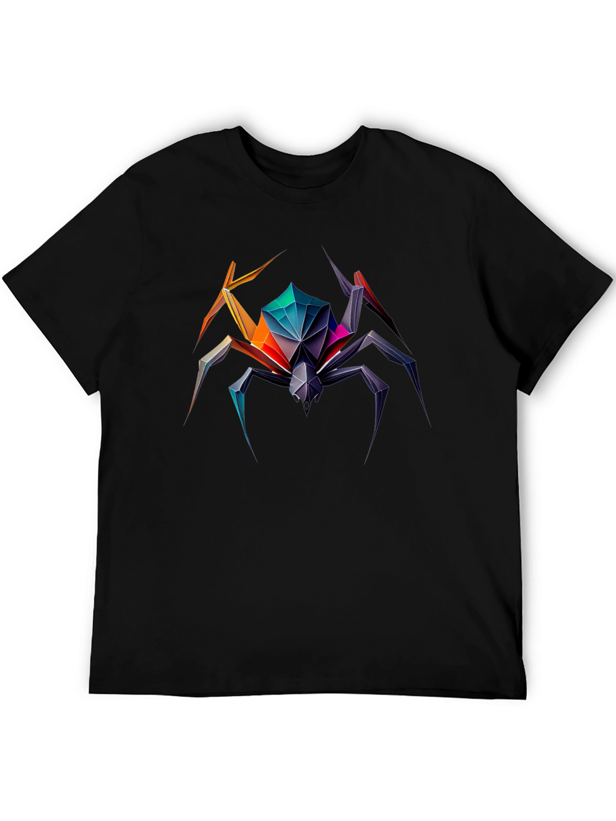 Geometric Spider Graphic T-Shirt