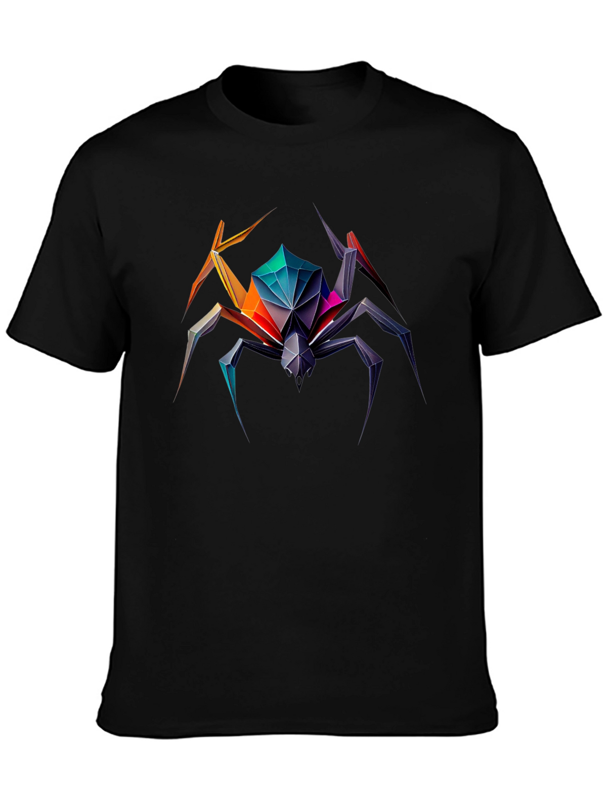 Geometric Spider Graphic T-Shirt