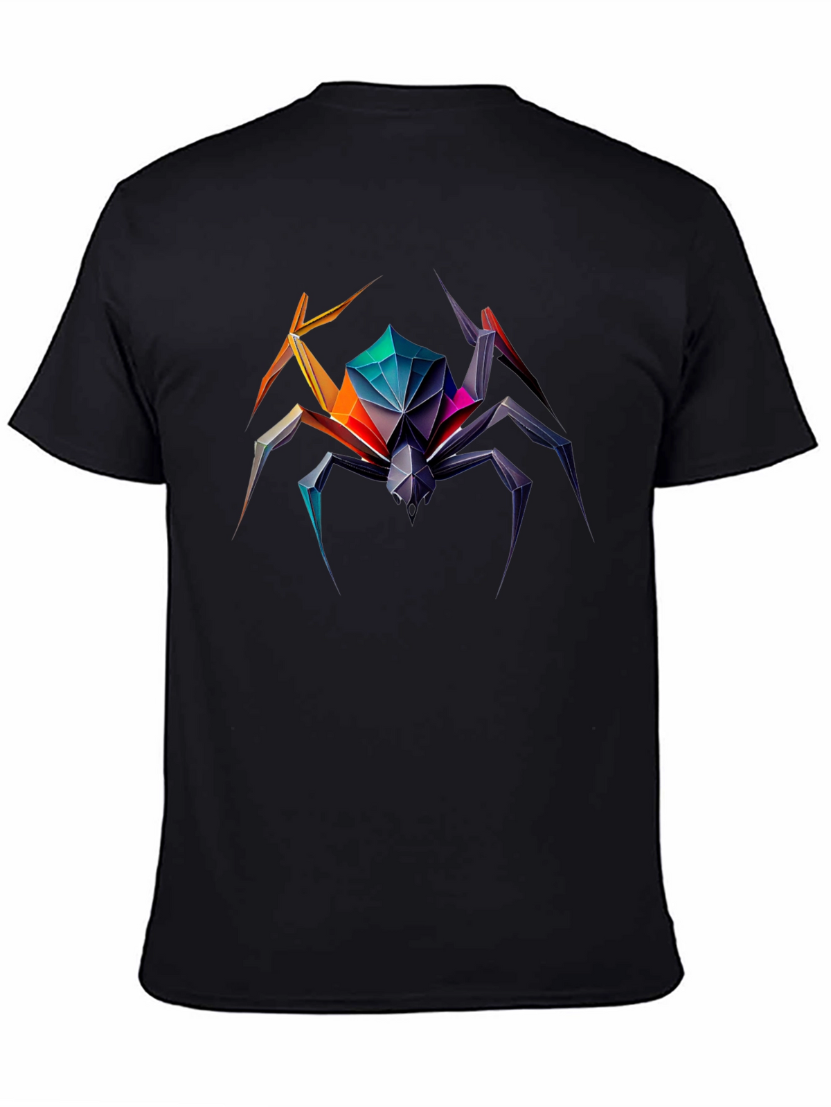 Geometric Spider Graphic T-Shirt