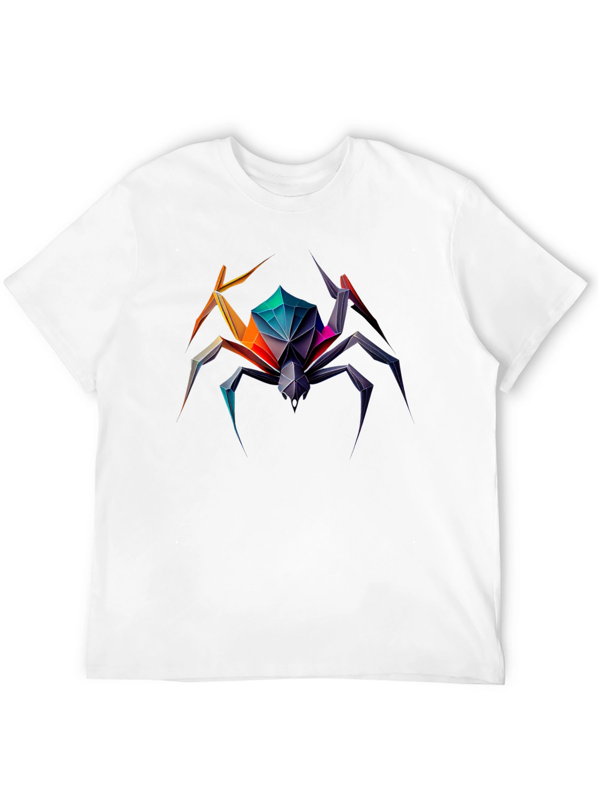Geometric Spider Graphic T-Shirt