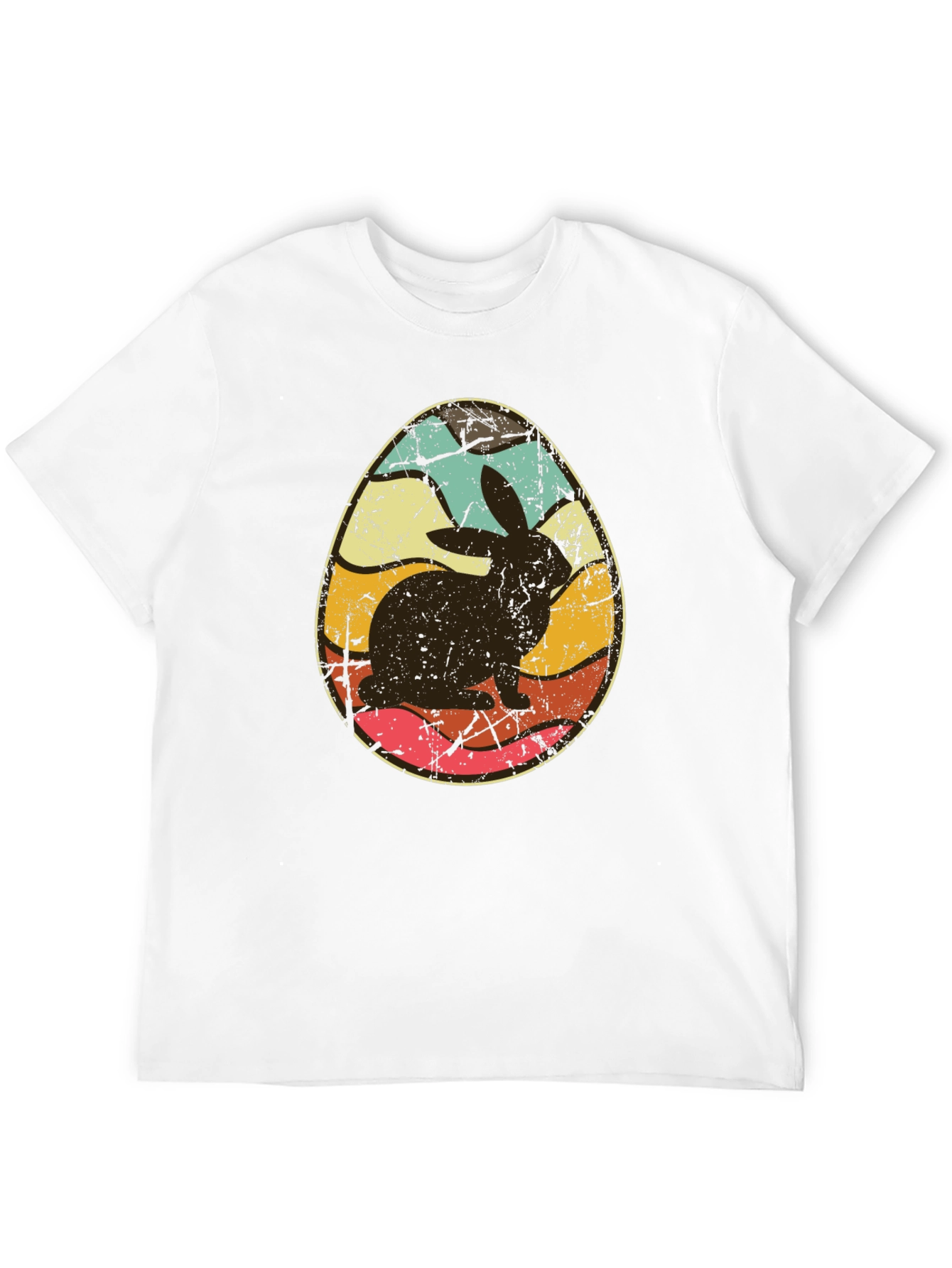 Retro Easter Bunny Egg T-Shirt