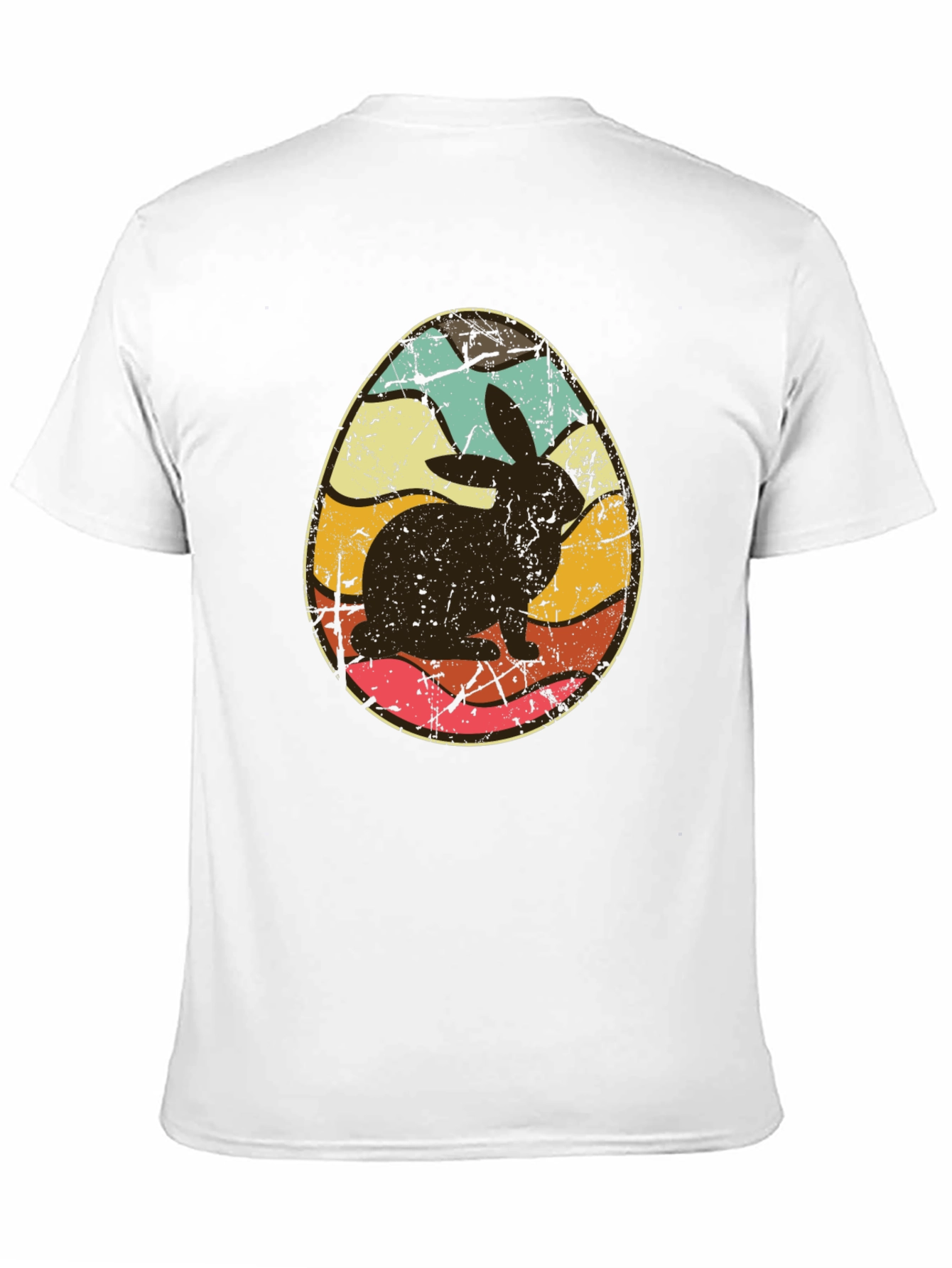 Retro Easter Bunny Egg T-Shirt