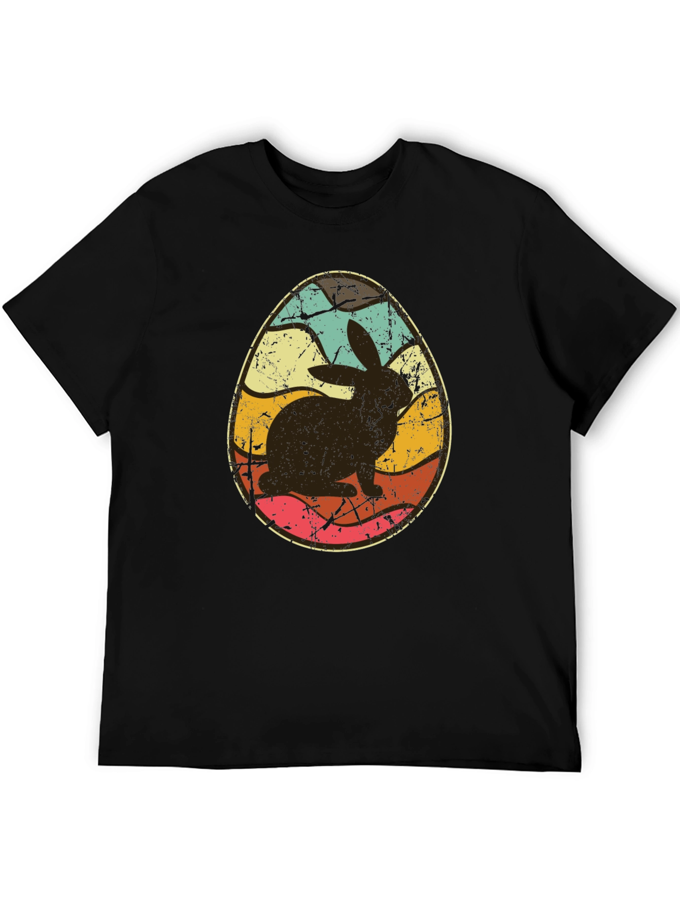 Retro Easter Bunny Egg T-Shirt