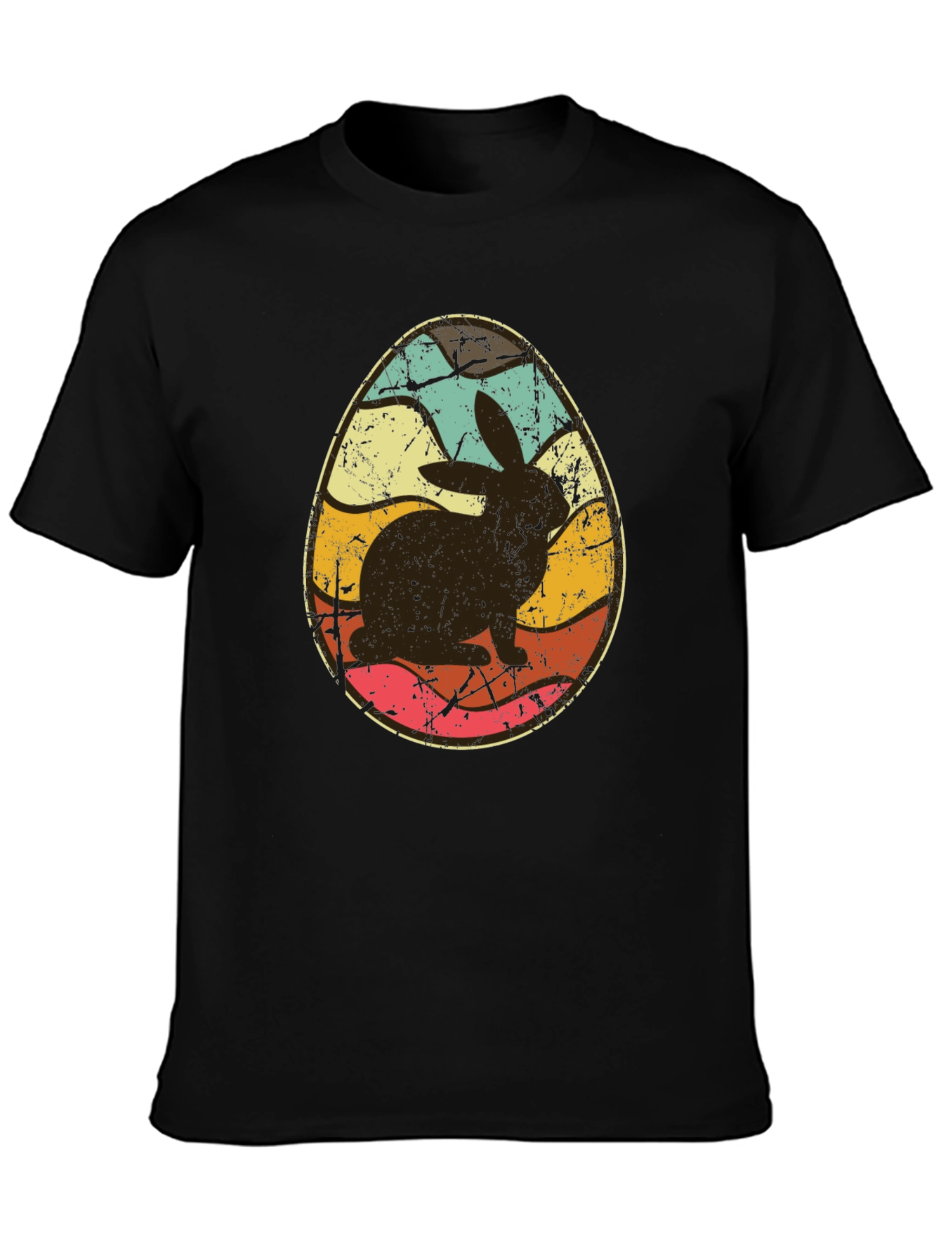 Retro Easter Bunny Egg T-Shirt