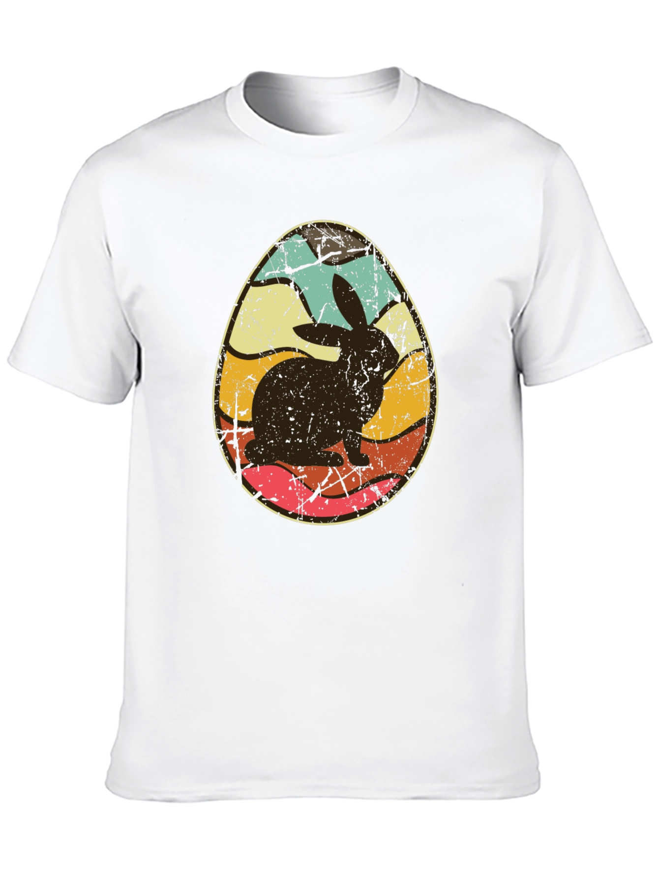 Retro Easter Bunny Egg T-Shirt