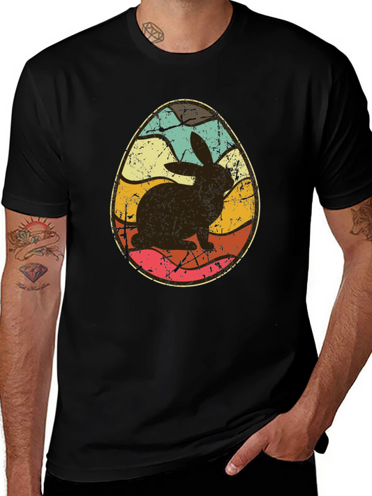 Retro Easter Bunny Egg T-Shirt