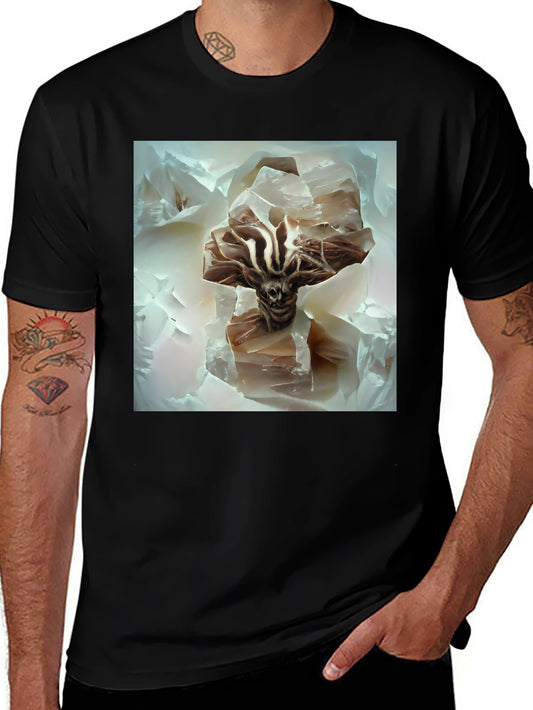 Abstract Alien Graphic T-Shirt - Soft Cotton Tee