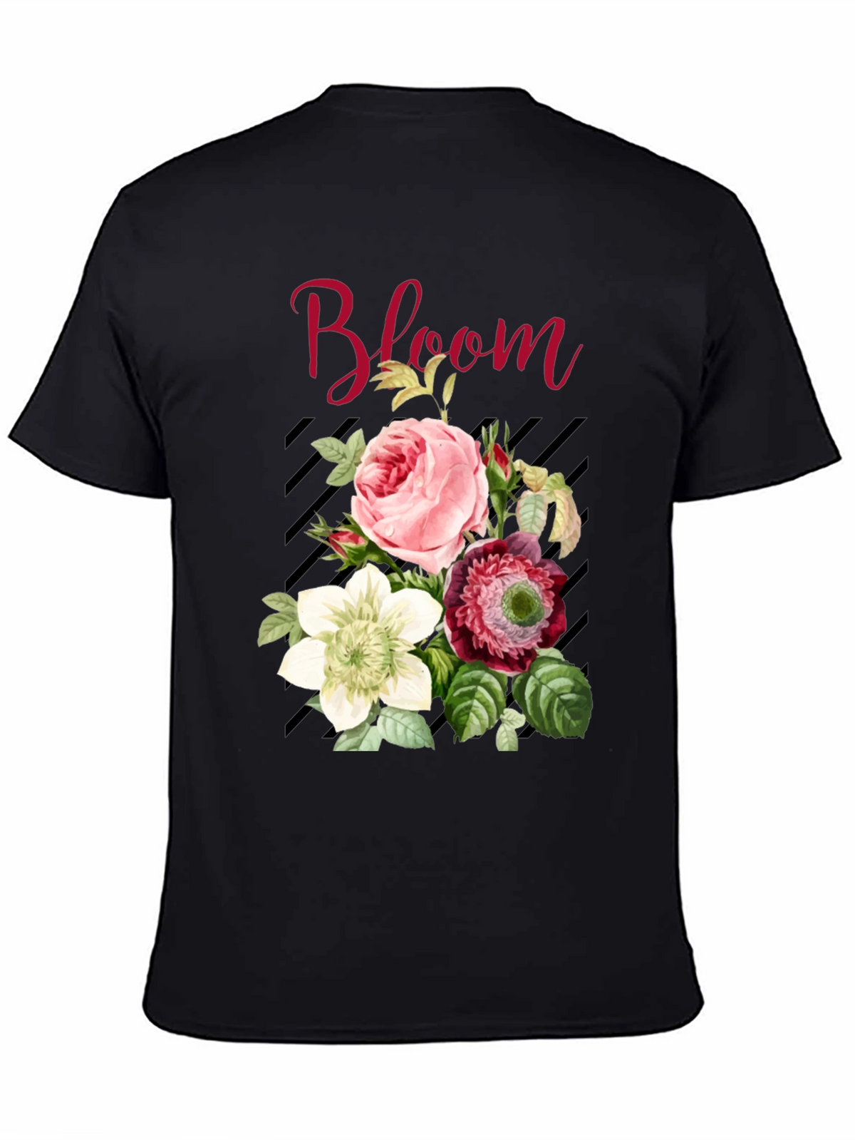 Bloom Floral Graphic Tee - Stylish Unisex T-Shirt