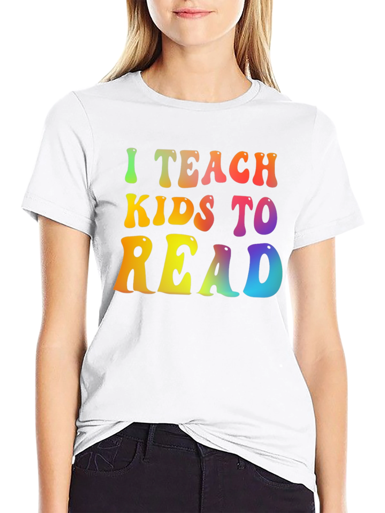 I Teach Kids To Read - Retro T-Shirt