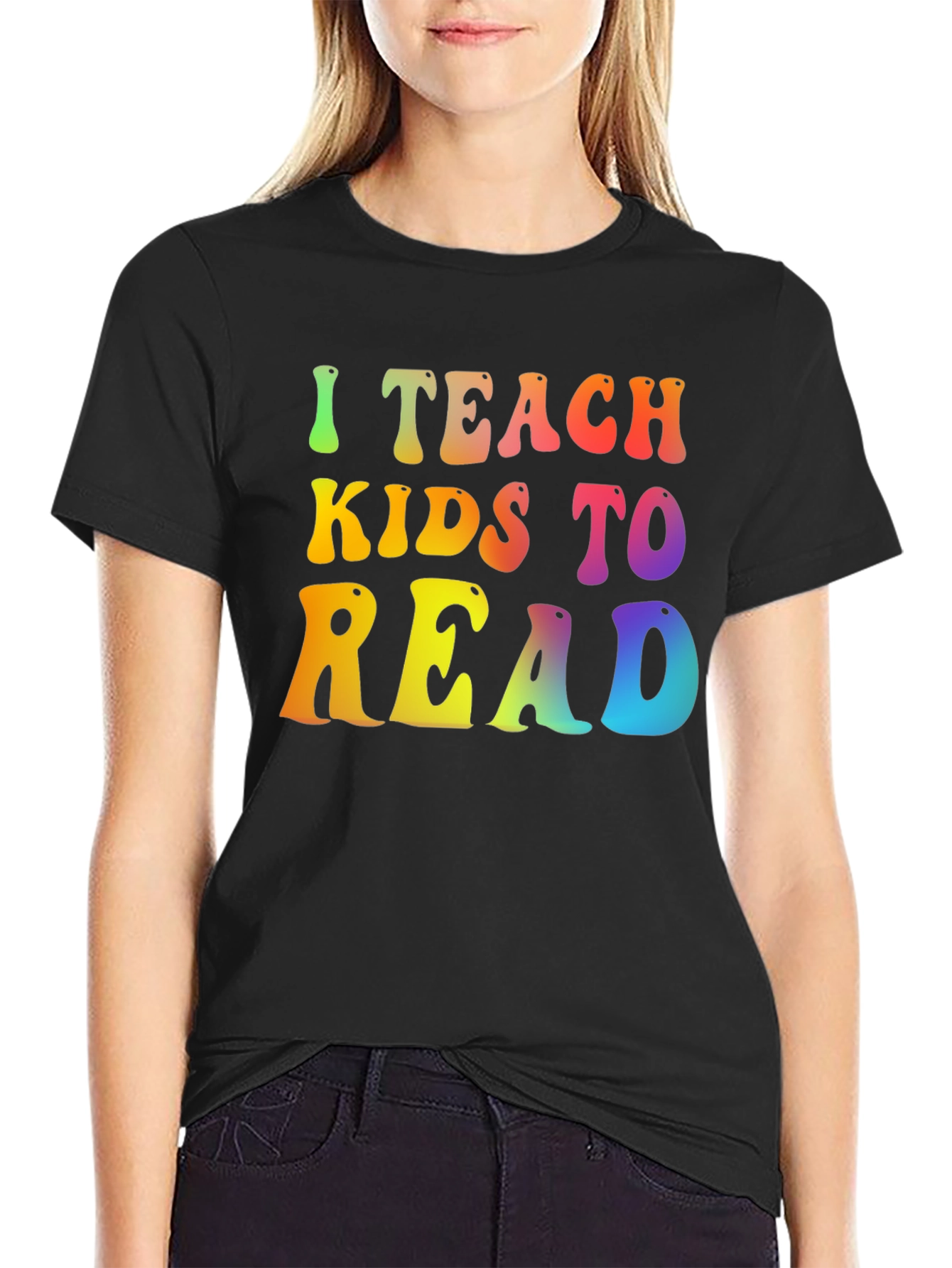 I Teach Kids To Read - Retro T-Shirt