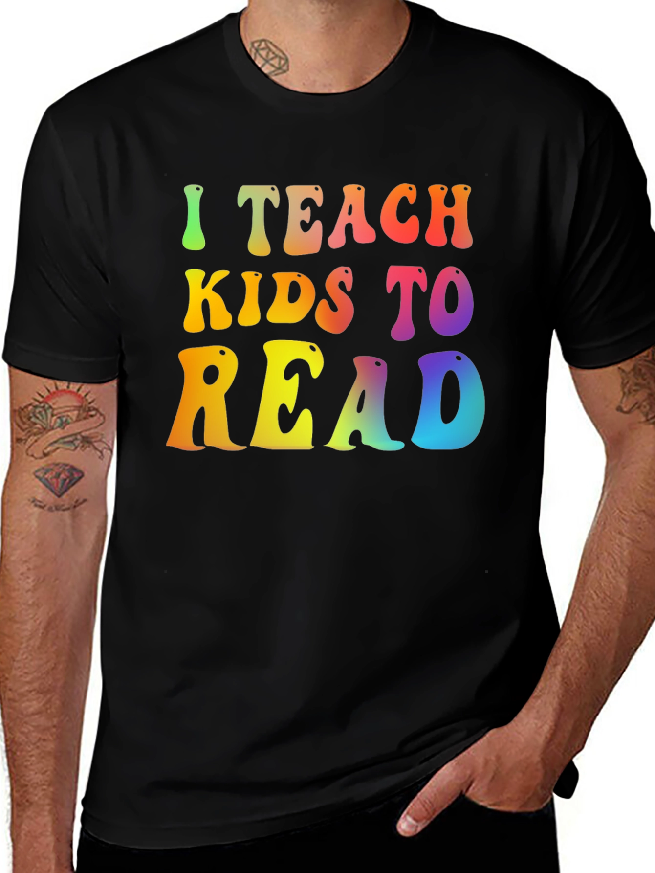 I Teach Kids To Read - Retro T-Shirt