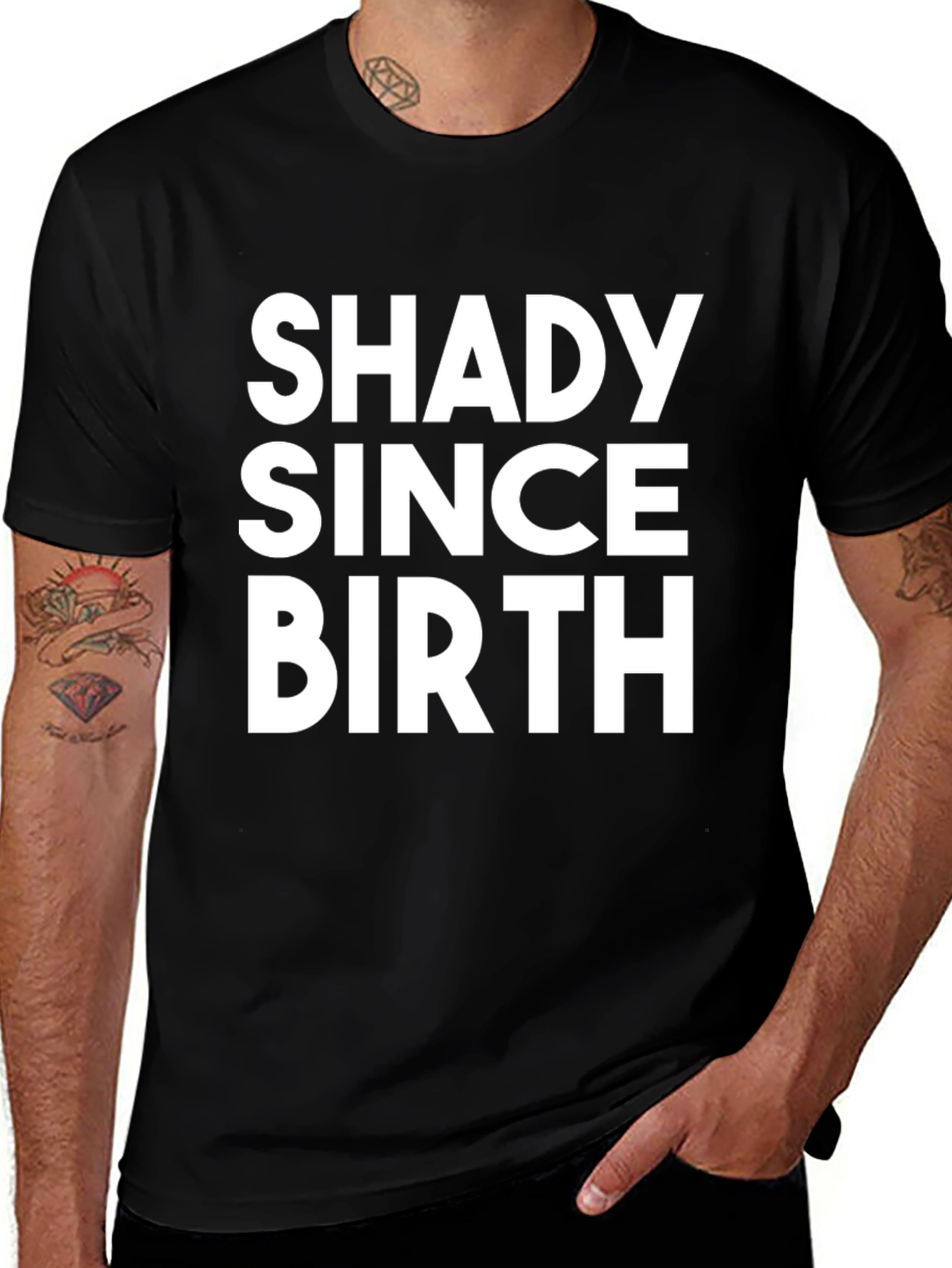 Shady Since Birth Graphic Tee - Black T-Shirt