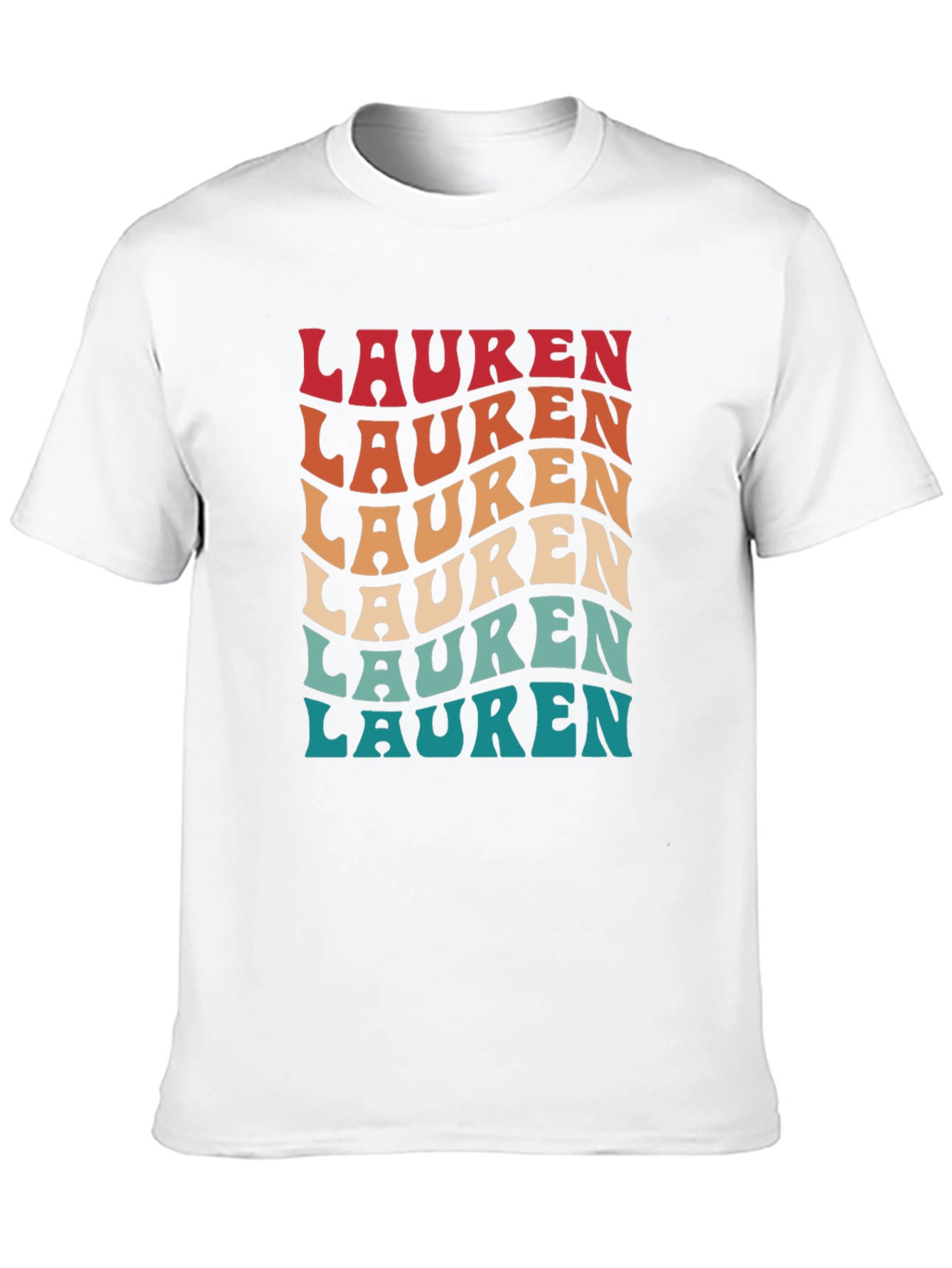 Retro Lauren Personalized T-Shirt