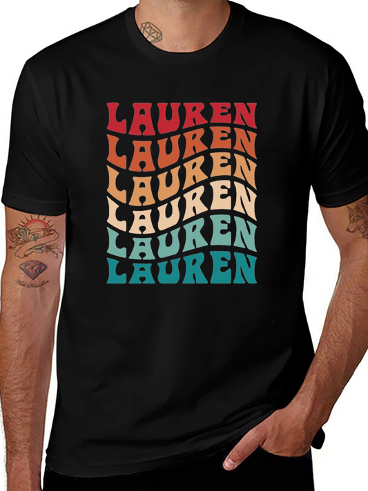 Retro Lauren Personalized T-Shirt