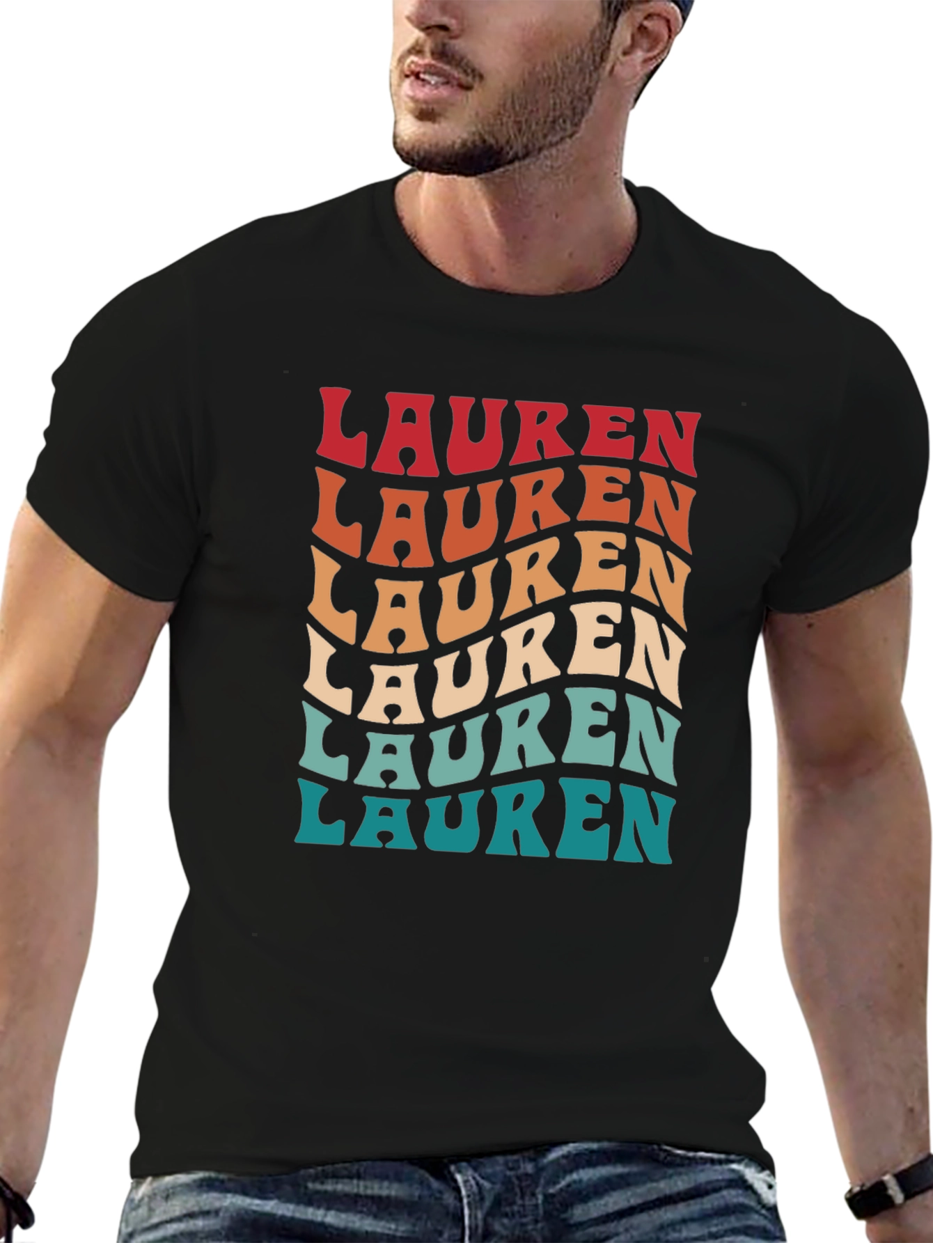 Retro Lauren Personalized T-Shirt