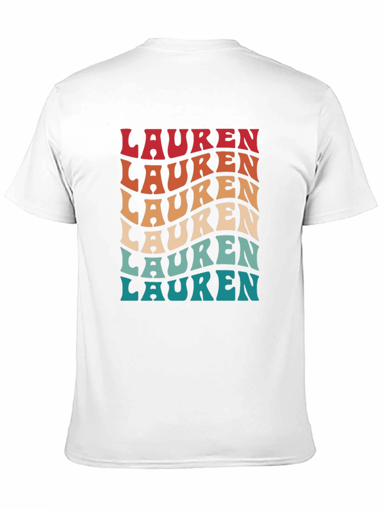 Retro Lauren Personalized T-Shirt