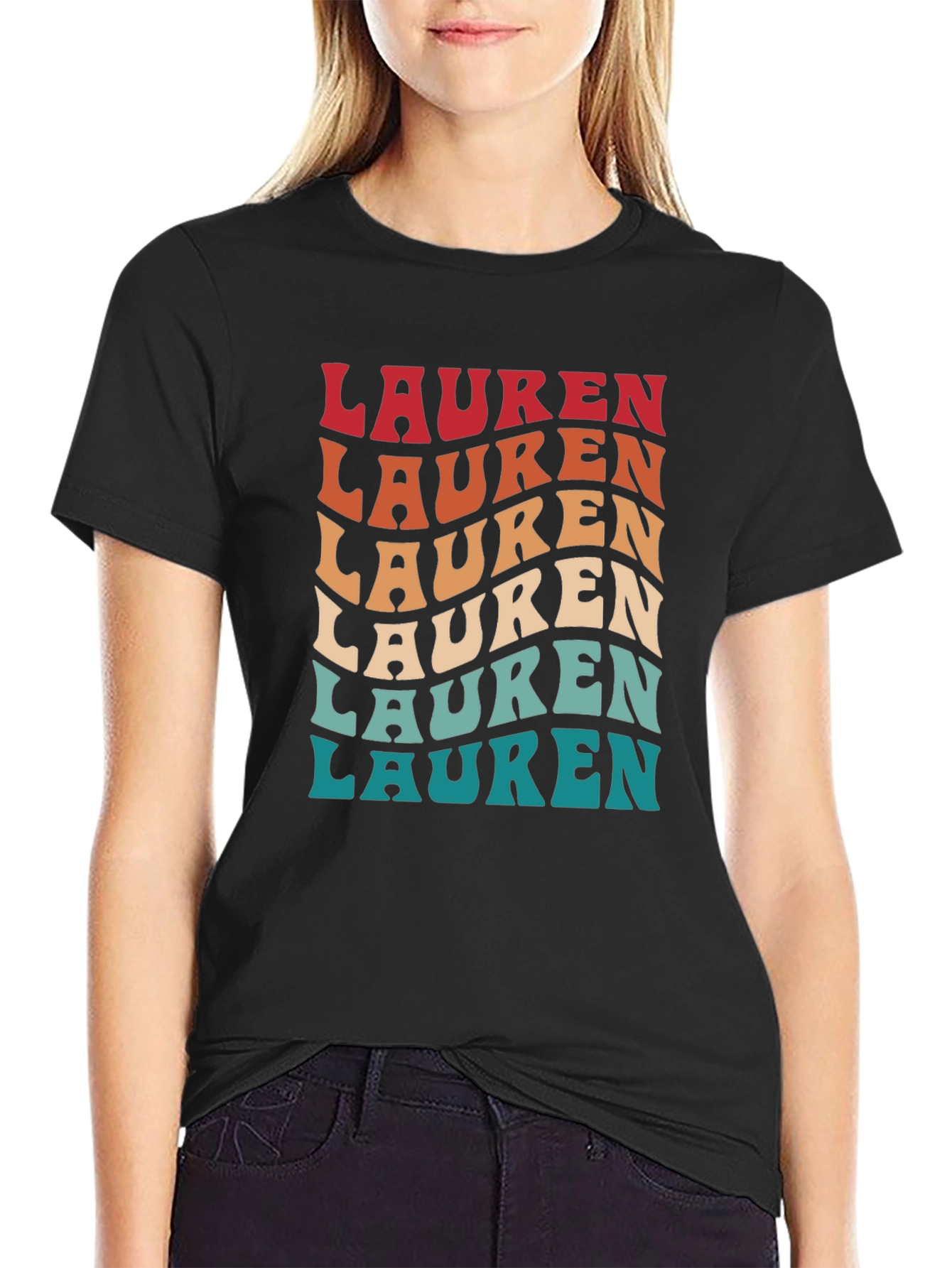 Retro Lauren Personalized T-Shirt