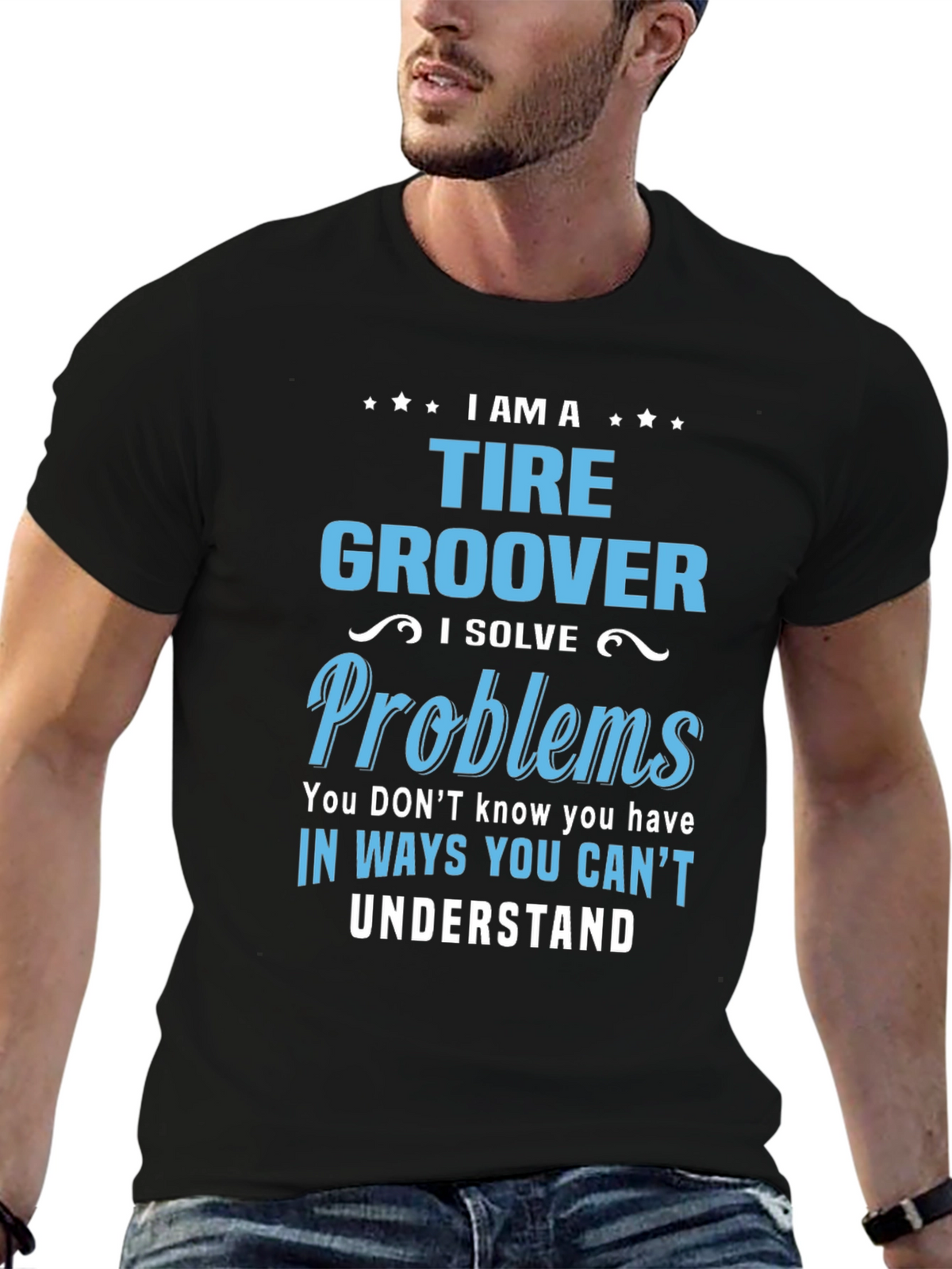 Tire Groover T-Shirt: Problem Solver Tee
