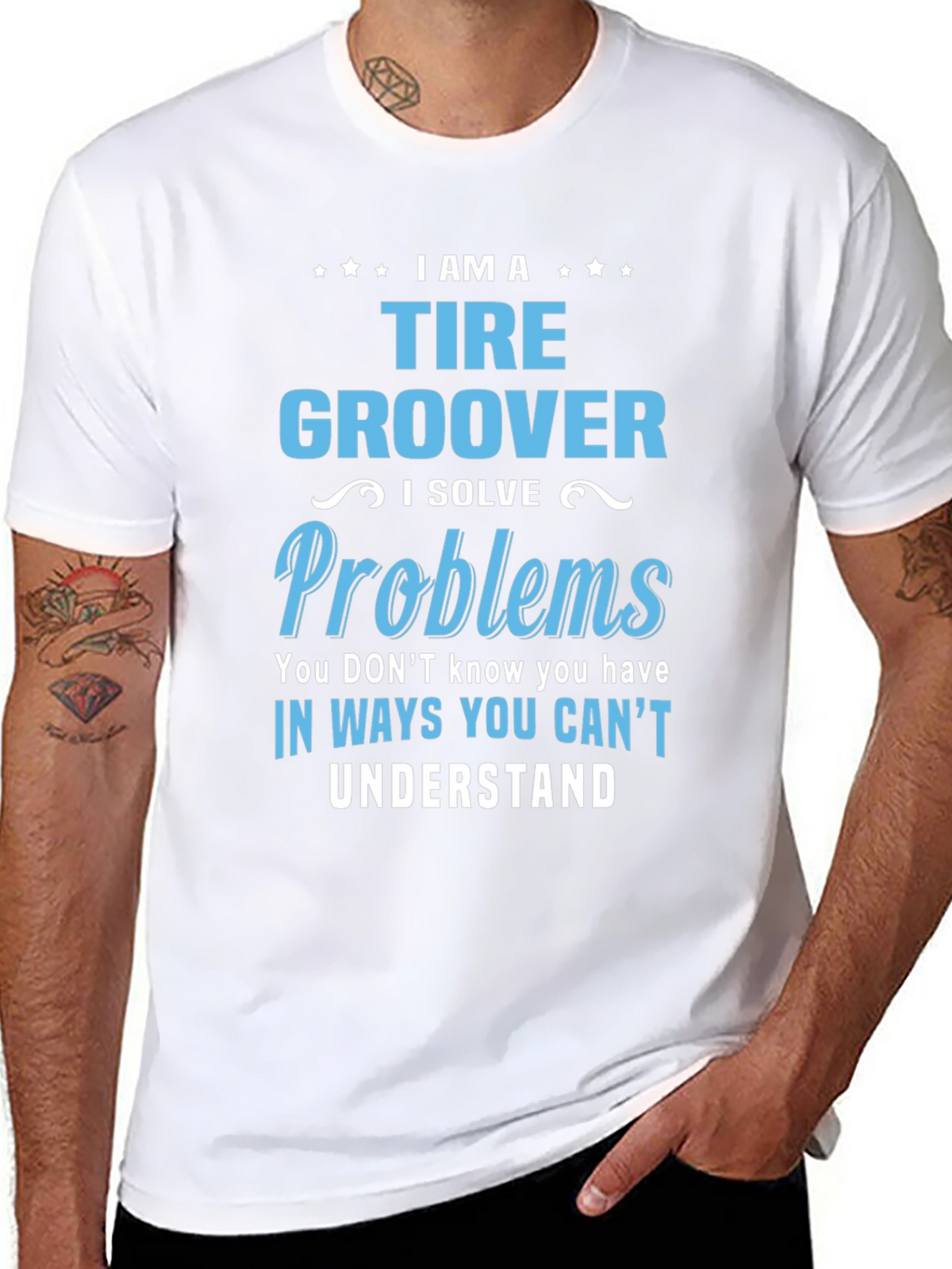 Tire Groover T-Shirt: Problem Solver Tee
