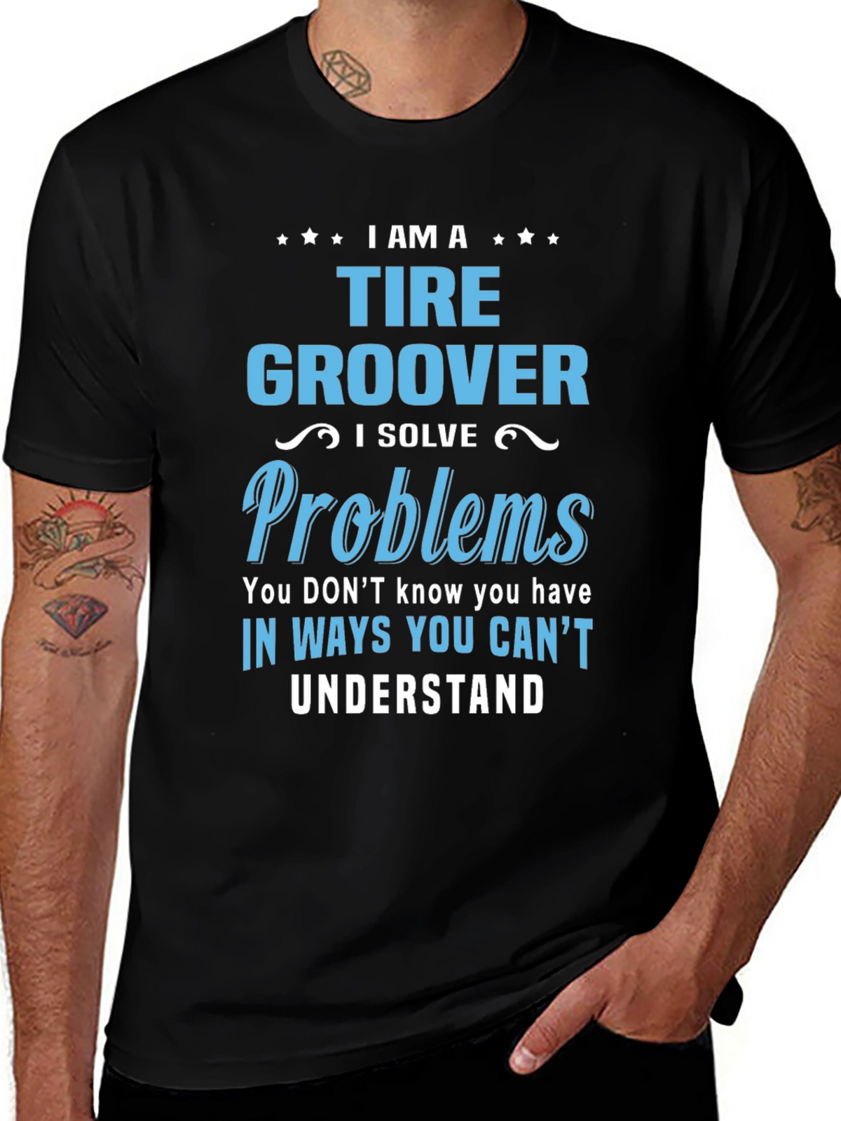 Tire Groover T-Shirt: Problem Solver Tee