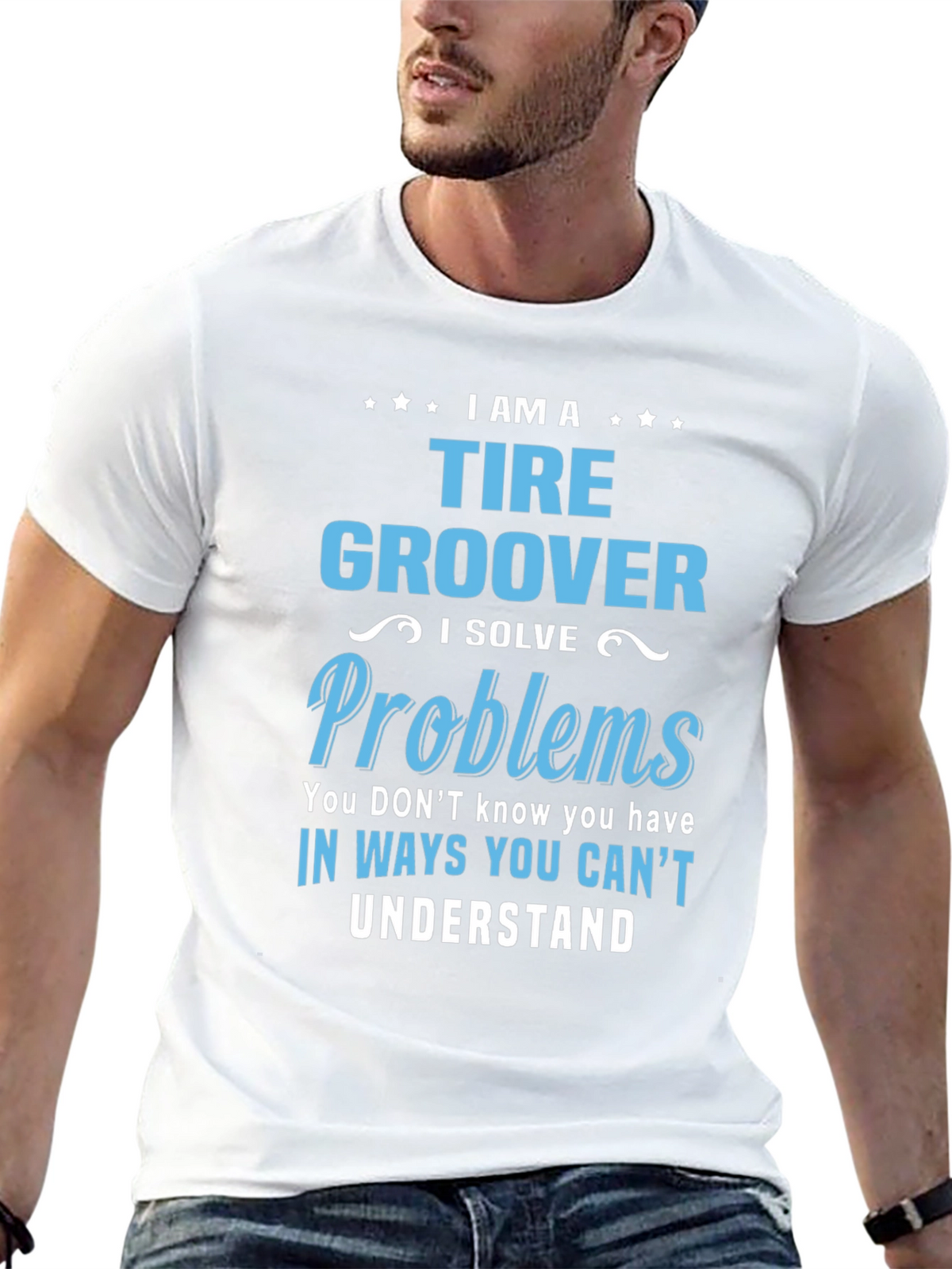 Tire Groover T-Shirt: Problem Solver Tee