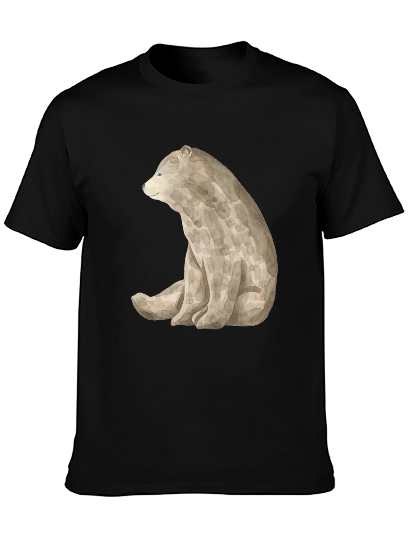 Bear Graphic Black T-Shirt