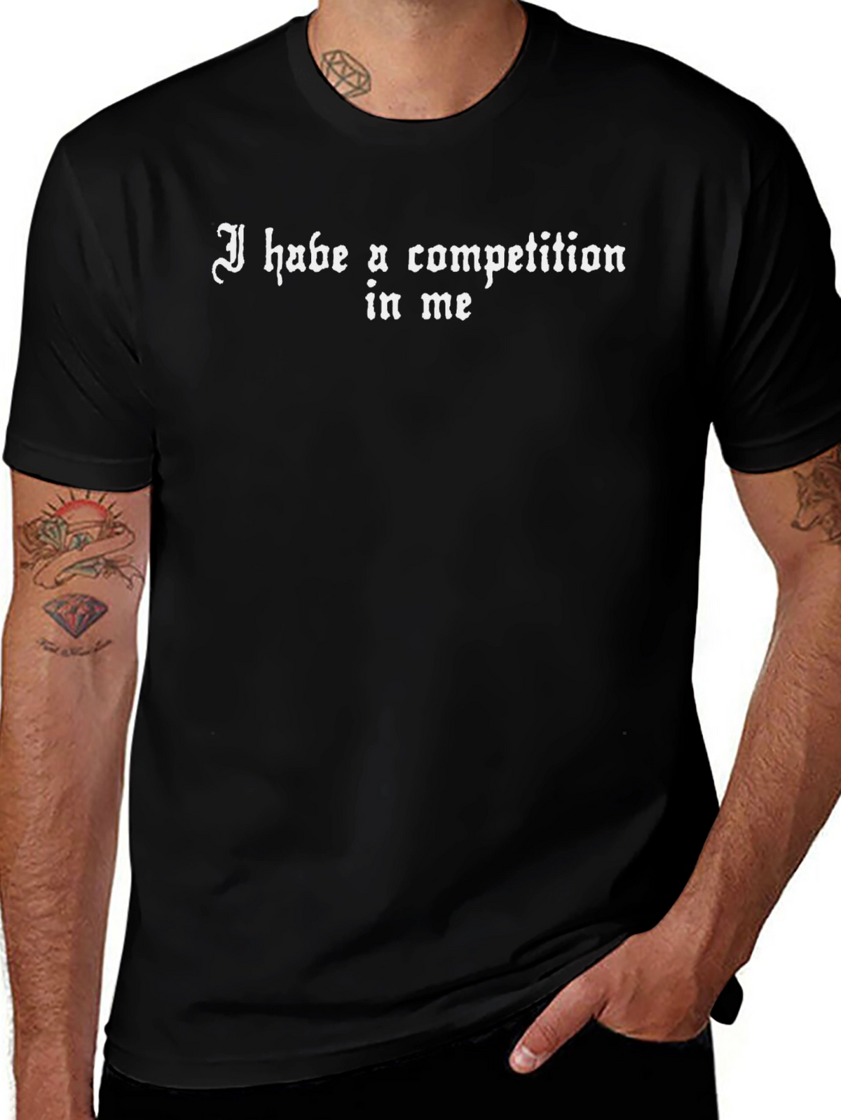 I Habe A Competition In Me Graphic T-Shirt