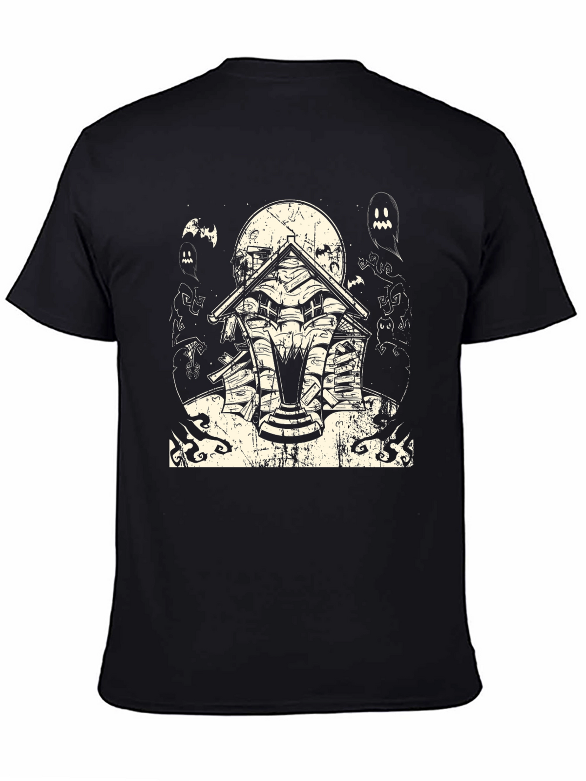 Haunted House Halloween Graphic Tee