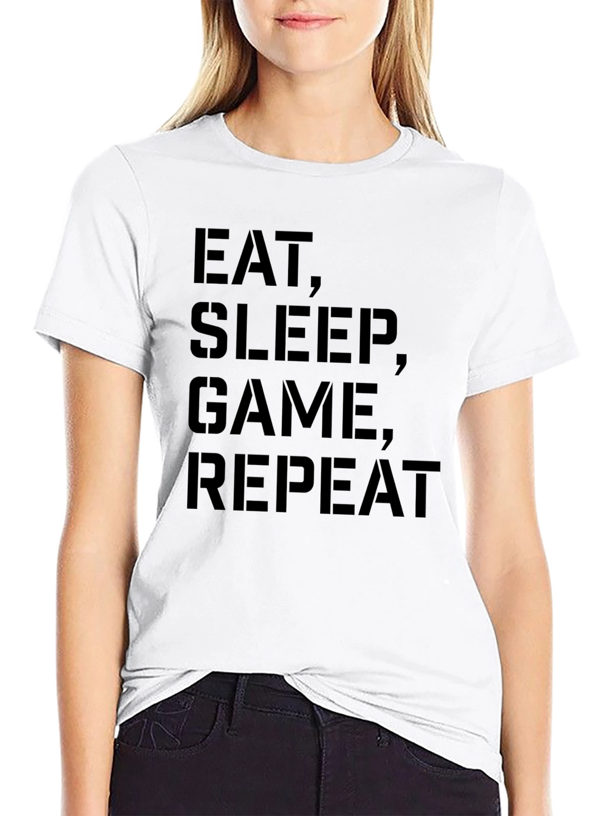 Eat Sleep Game Repeat T-Shirt
