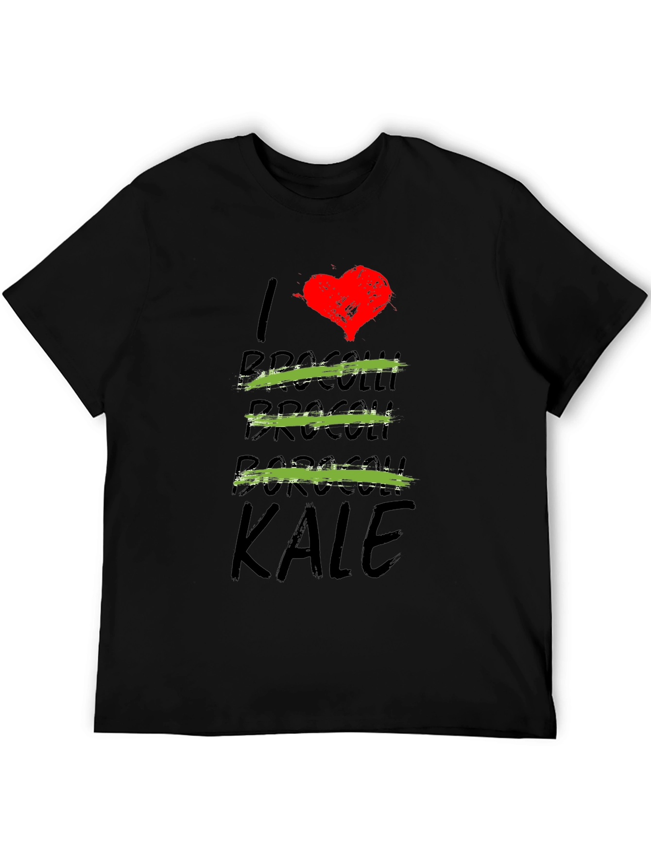 I Love Kale T-Shirt - Funny Vegan Tee