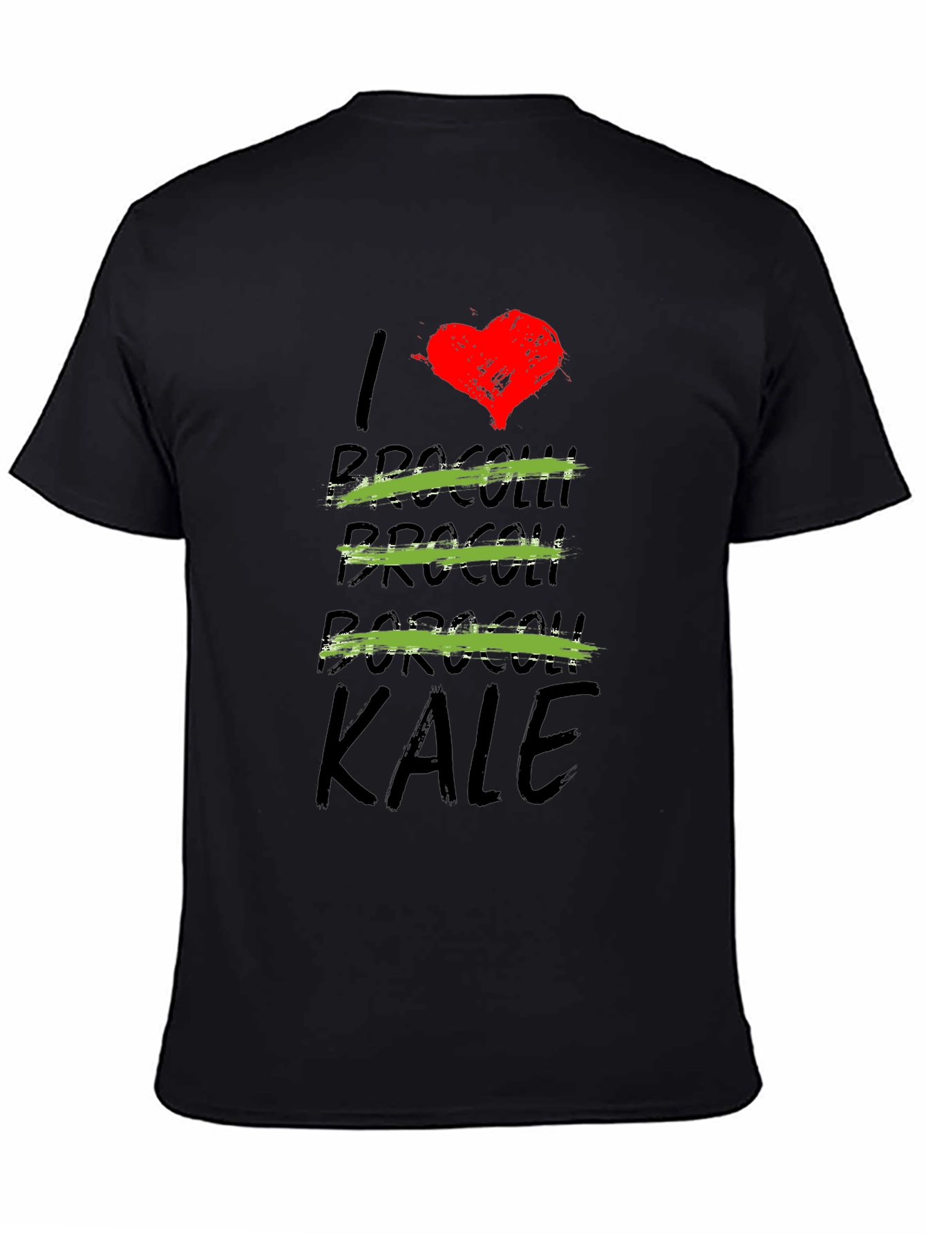 I Love Kale T-Shirt - Funny Vegan Tee