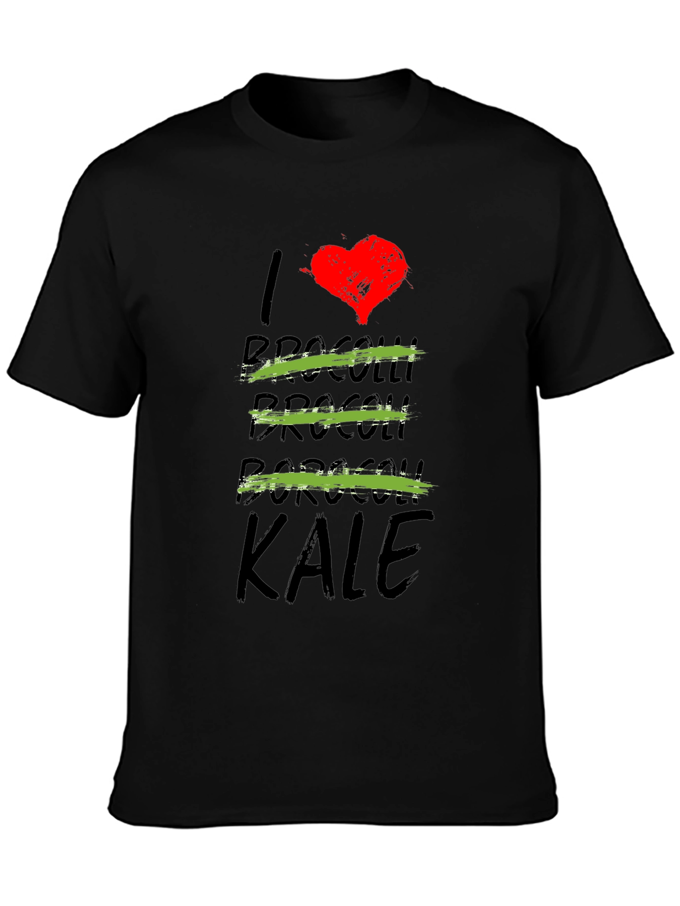 I Love Kale T-Shirt - Funny Vegan Tee