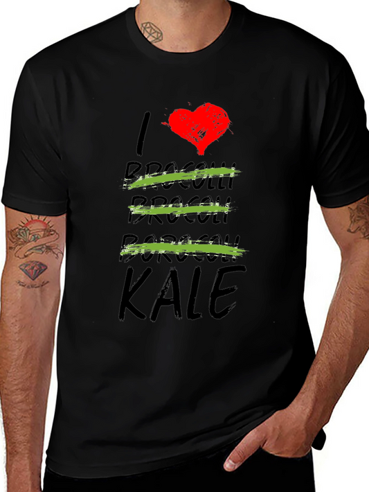 I Love Kale T-Shirt - Funny Vegan Tee