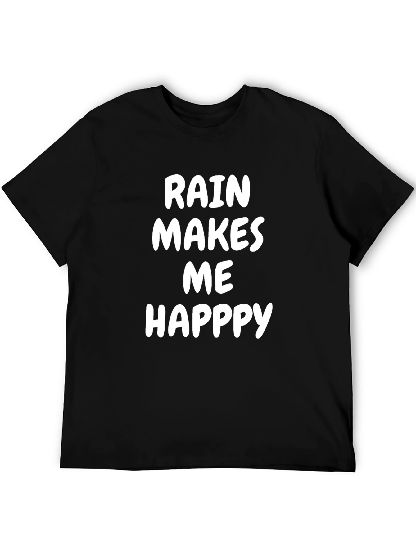 Rain Makes Me Happy Graphic Tee