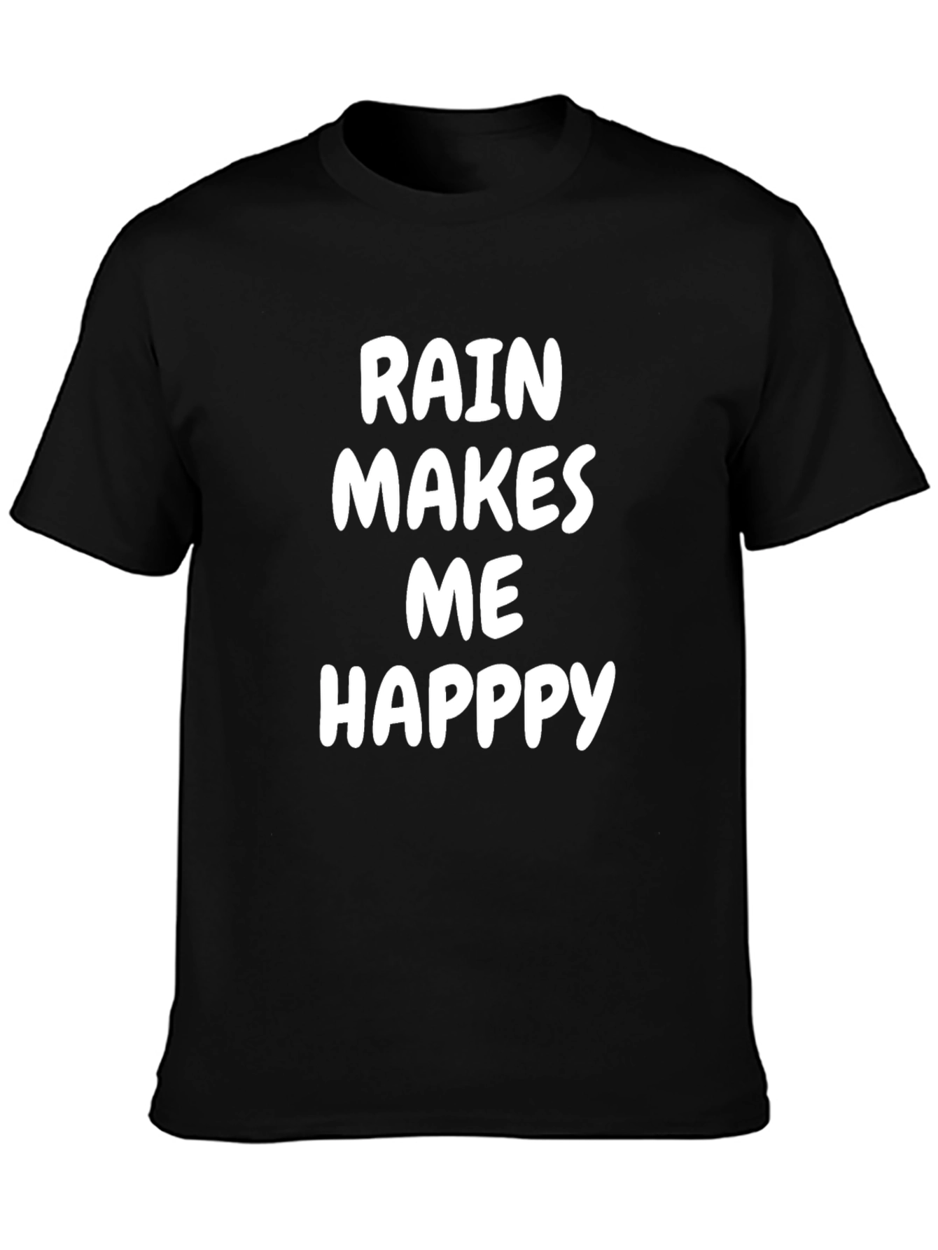 Rain Makes Me Happy Graphic Tee