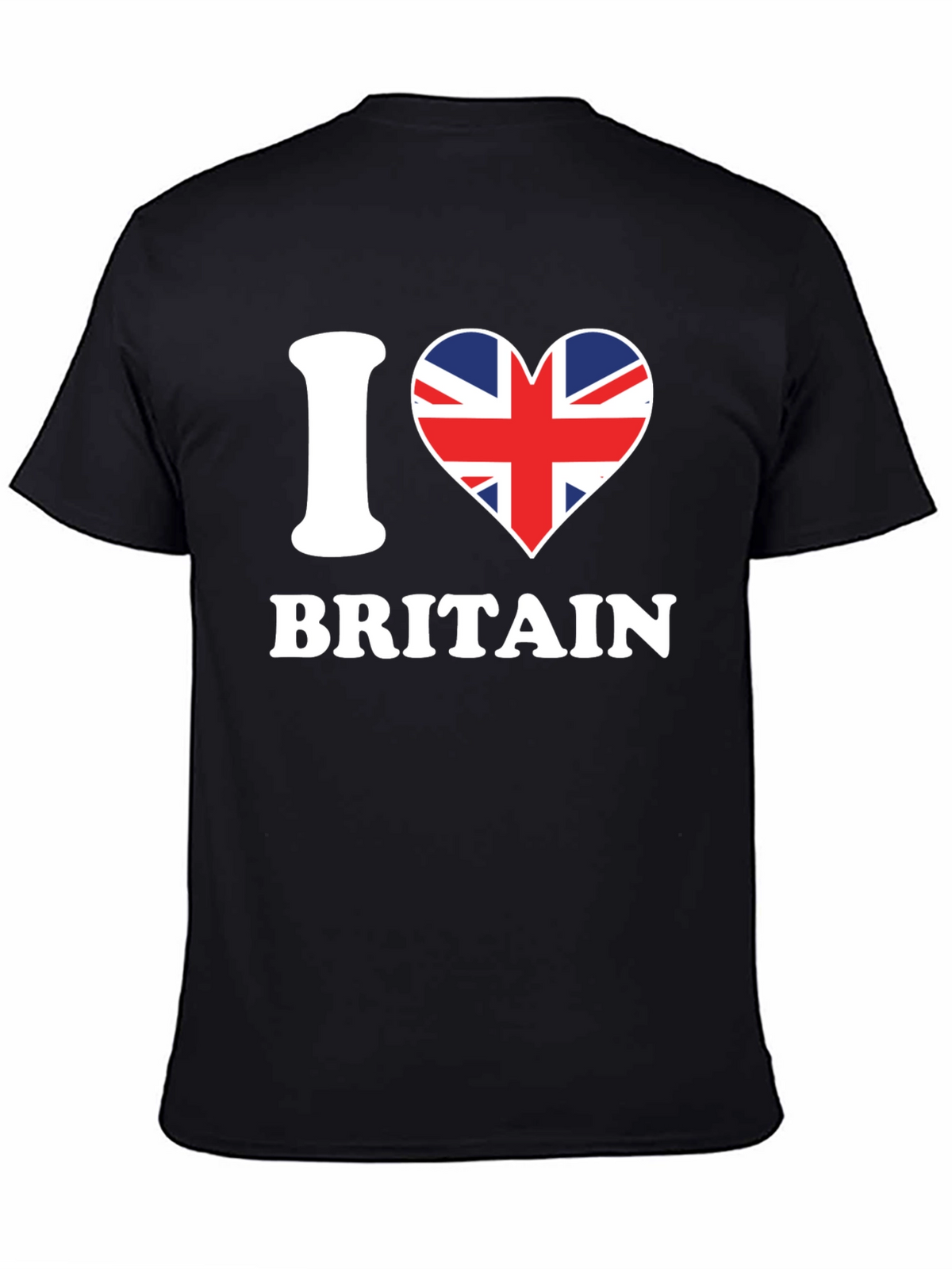 I Love Britain T-Shirt - Union Jack Heart Design