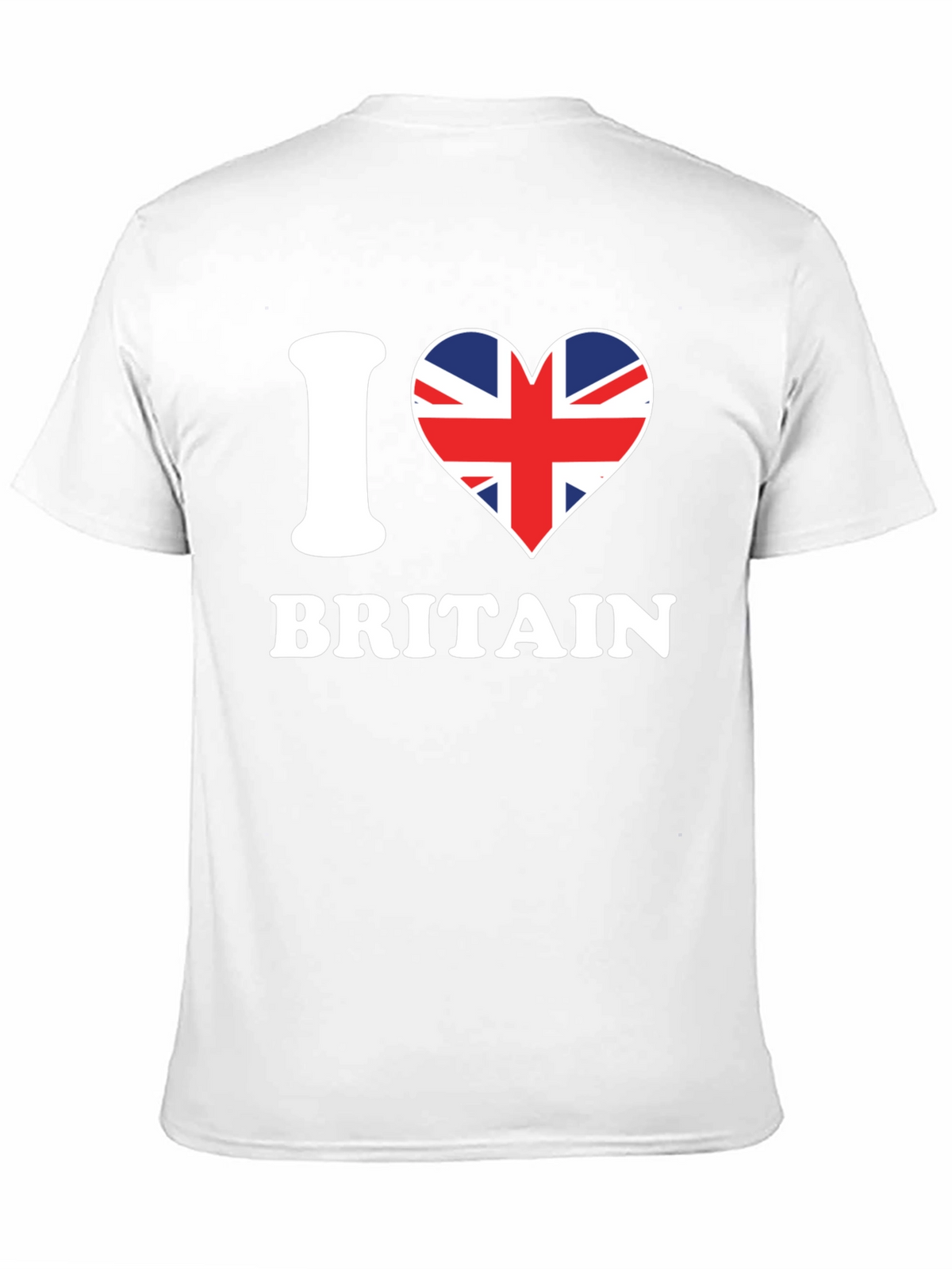 I Love Britain T-Shirt - Union Jack Heart Design