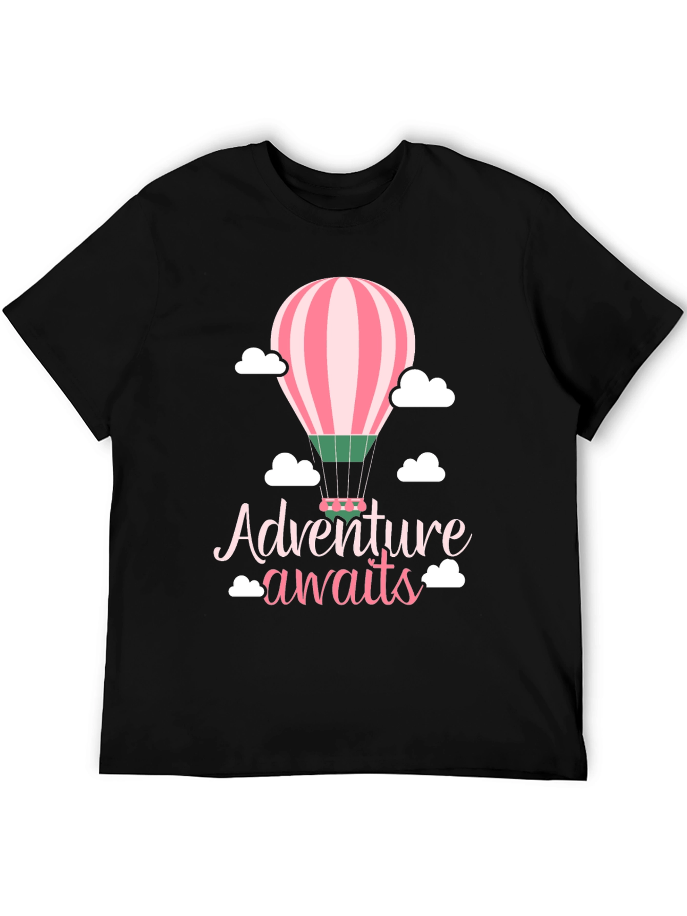 Adventure Awaits Hot Air Balloon Graphic Tee