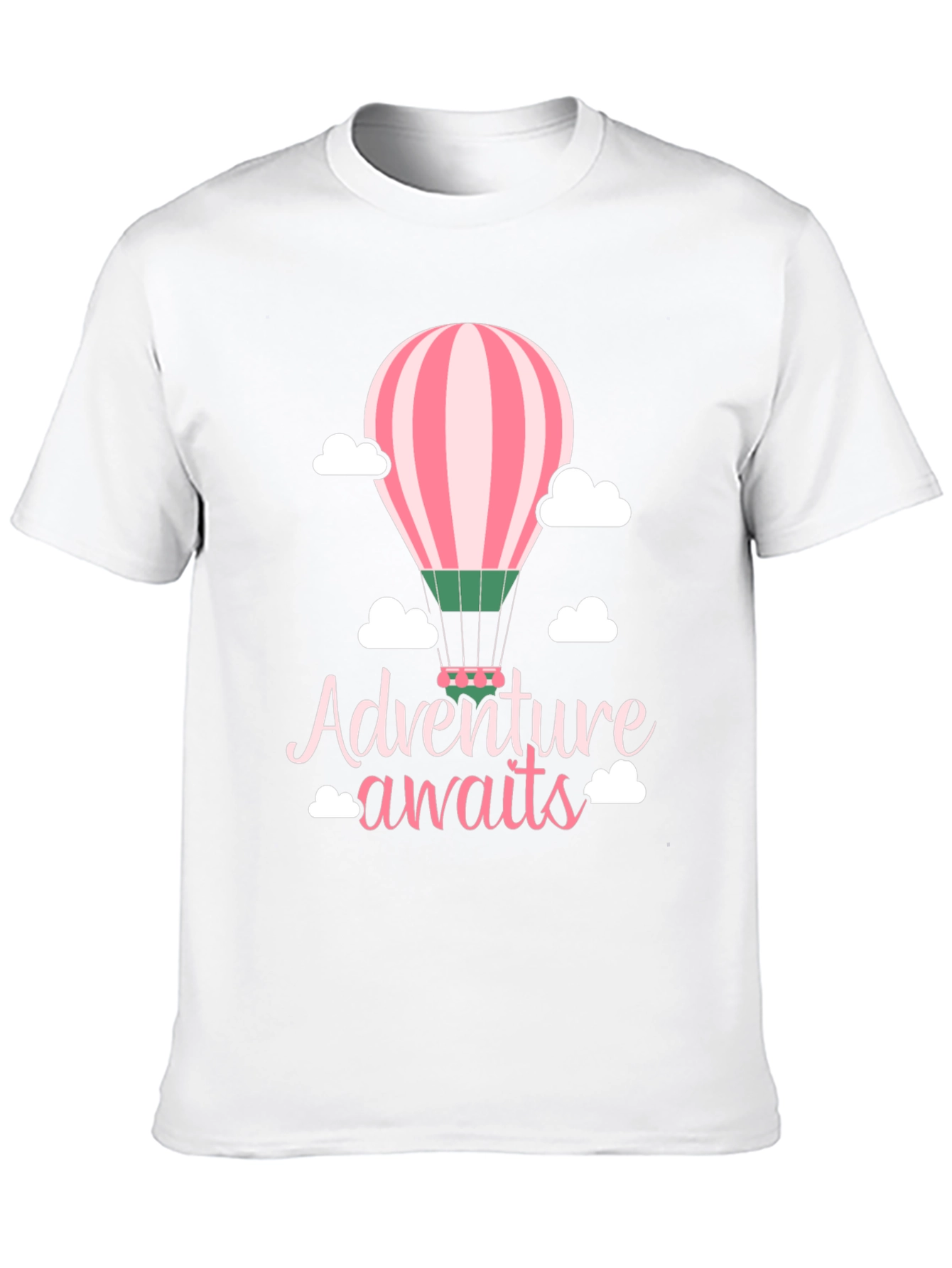 Adventure Awaits Hot Air Balloon Graphic Tee