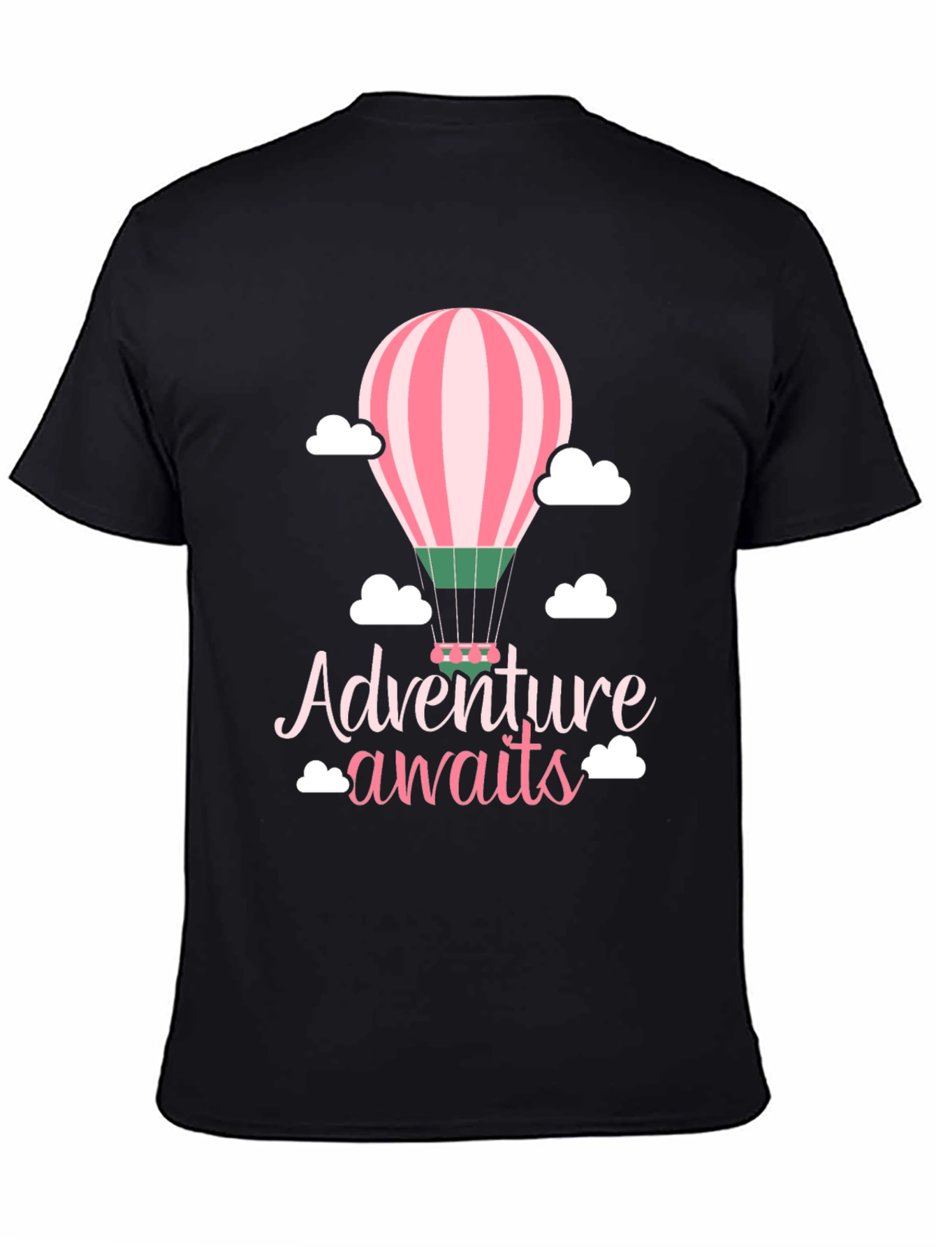 Adventure Awaits Hot Air Balloon Graphic Tee