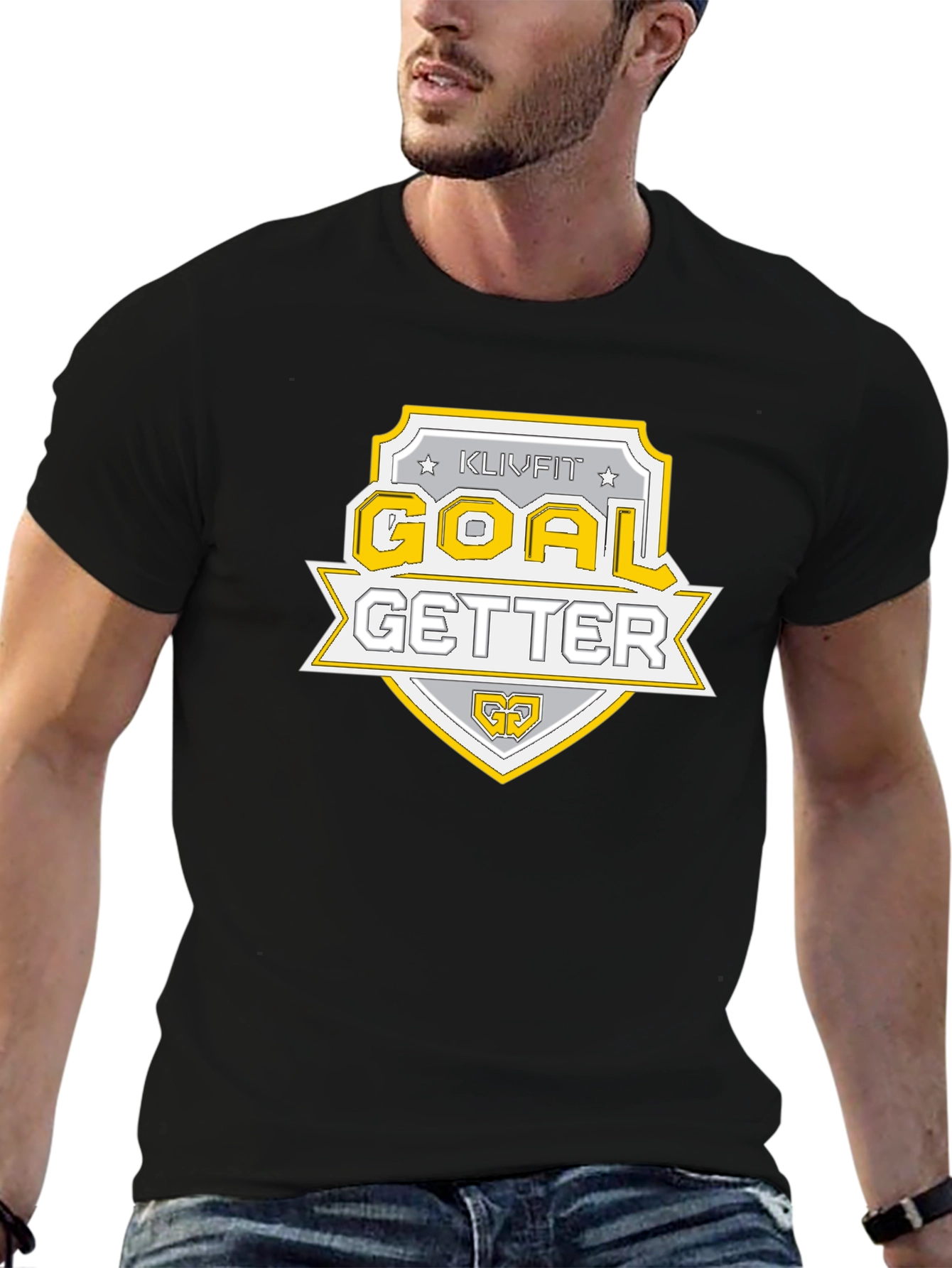 Goal Getter Graphic T-Shirt - Black