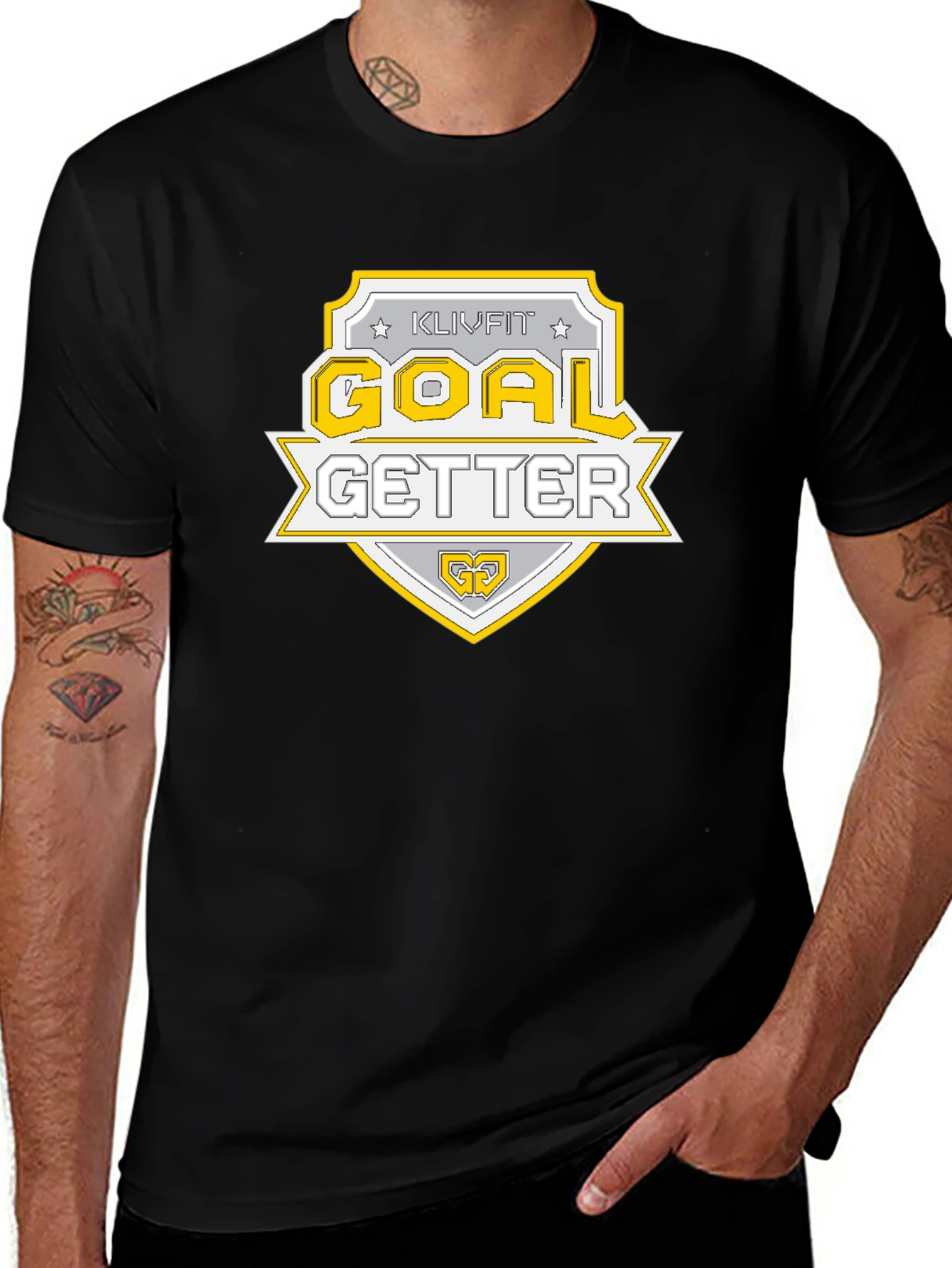 Goal Getter Graphic T-Shirt - Black