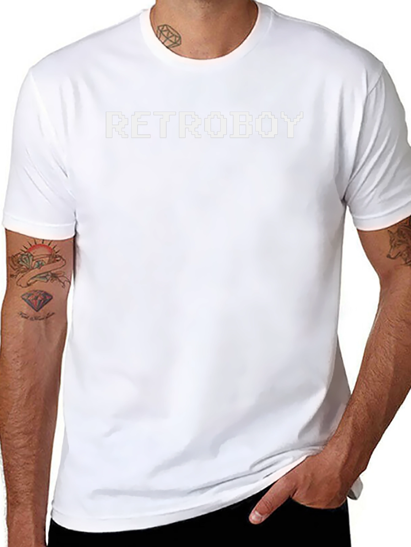 Retroboy Pixel Tee - Classic Gamer Style