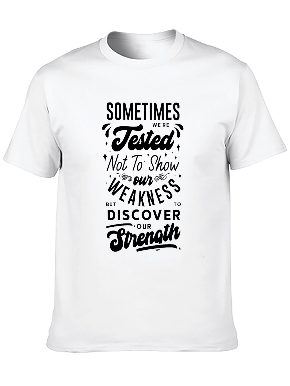 Inspirational Graphic Black T-Shirt