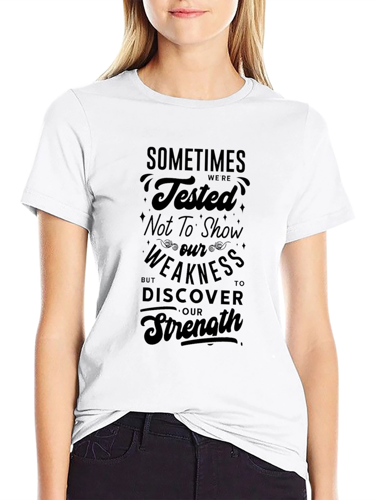 Inspirational Graphic Black T-Shirt
